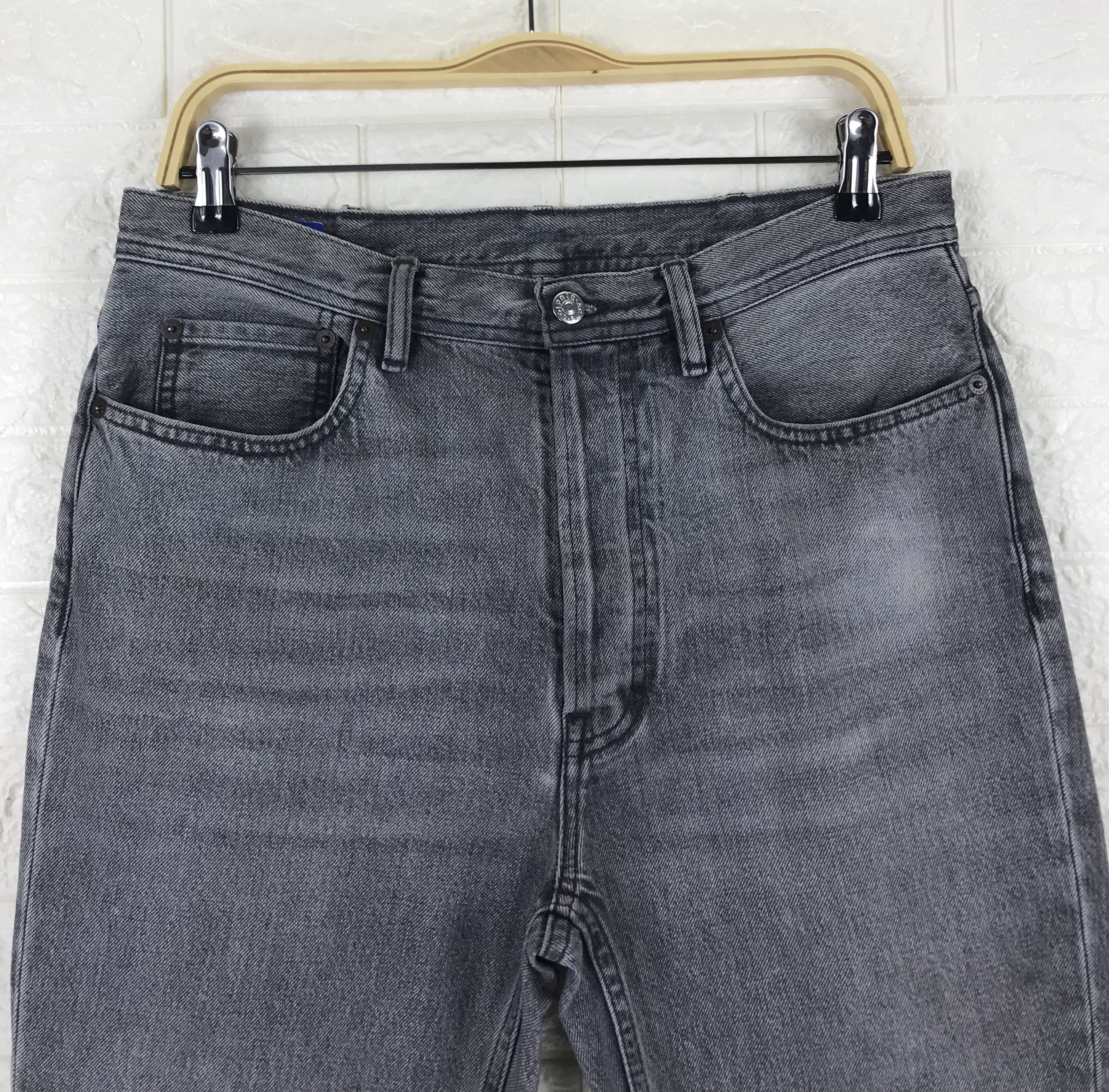 Acne Studios Acne Studios Washed Grey Jeans Size US 32 / EU 48 - 2 Thumbnail