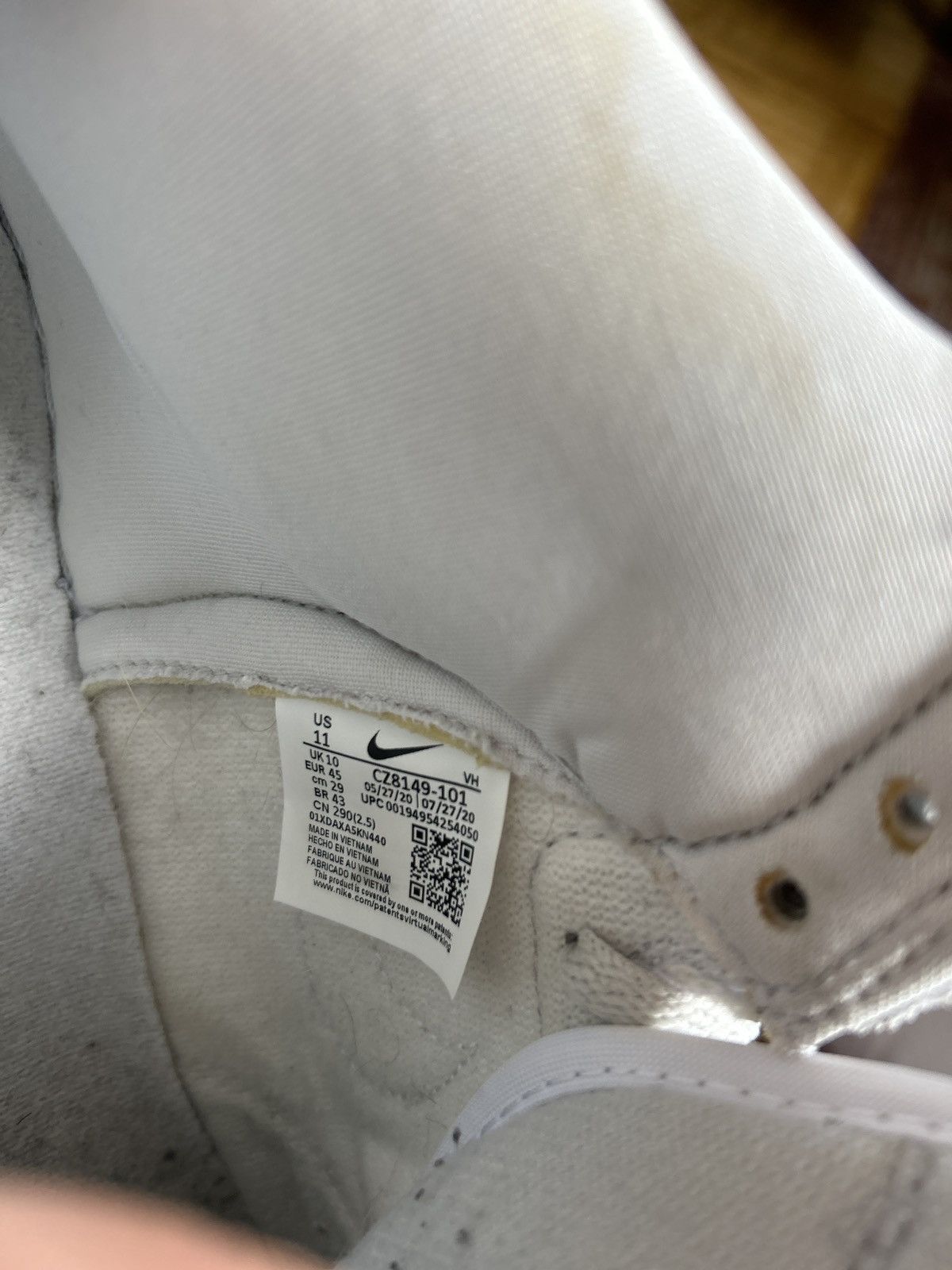 Nike Nike Dunk High “Platinum” Size US 11 / EU 44 - 21 Thumbnail