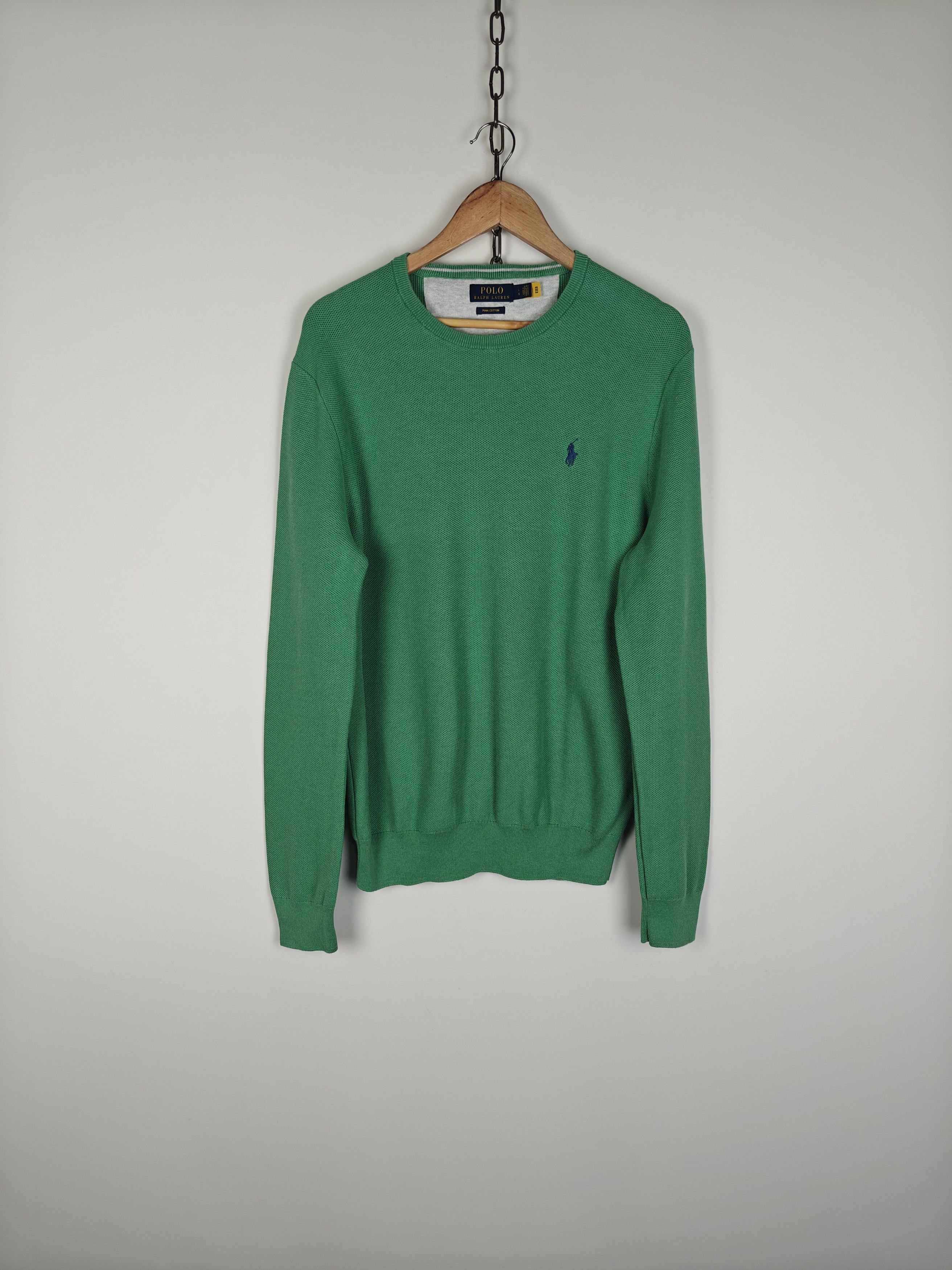 Polo Ralph Lauren Polo Ralph Lauren Sweater Cotton Pullover Green L Size US L / EU 52-54 / 3 - 1 Thumbnail