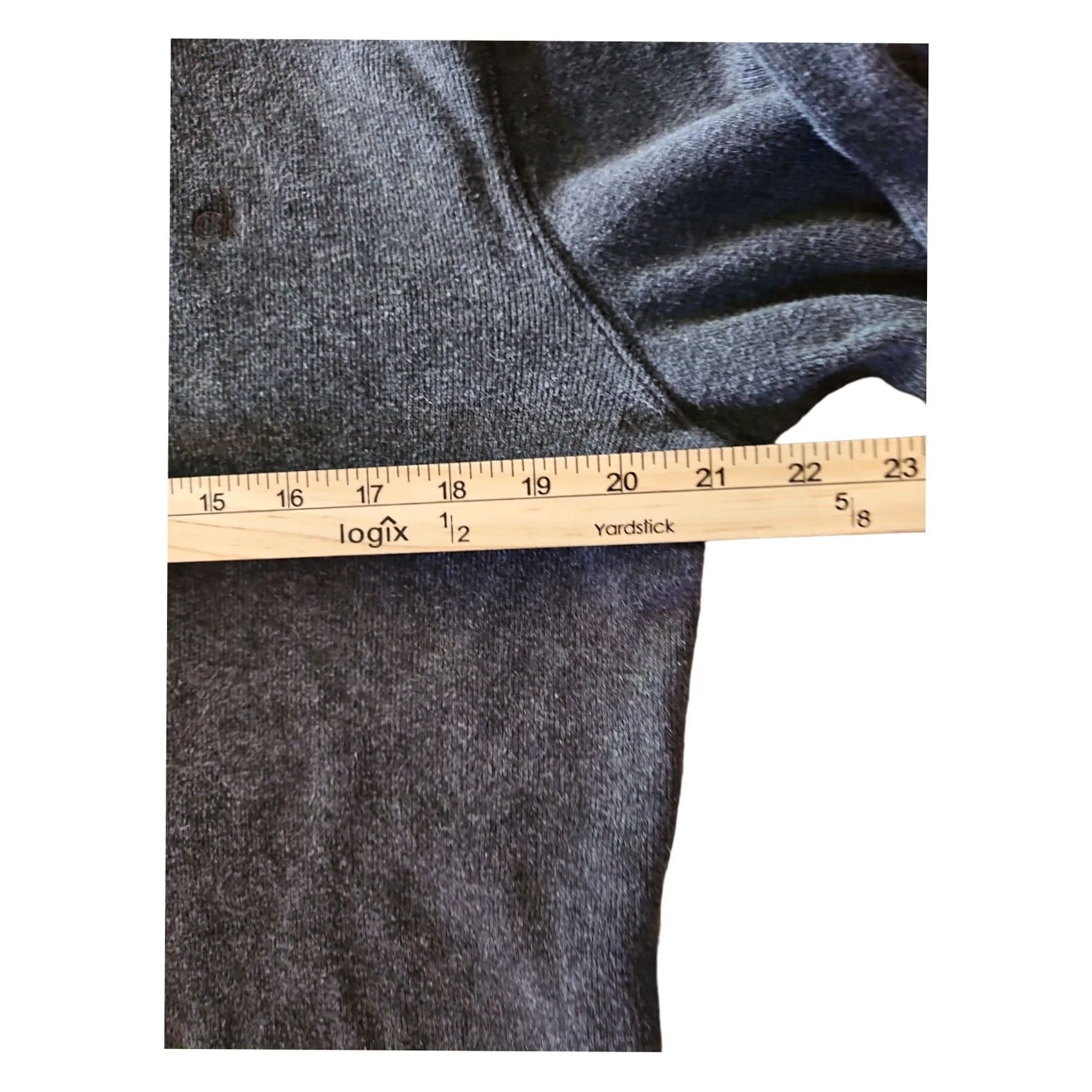Calvin Klein Calvin Klein Gray Pullover Sweater - Mens Large Collared Size US L / EU 52-54 / 3 - 2 Thumbnail