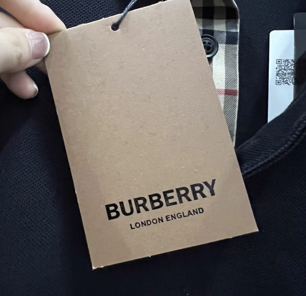 Burberry Burberry Black TB Embroidered Polo Shirt J41 Size US XS / EU 42 / 0 - 5 Thumbnail