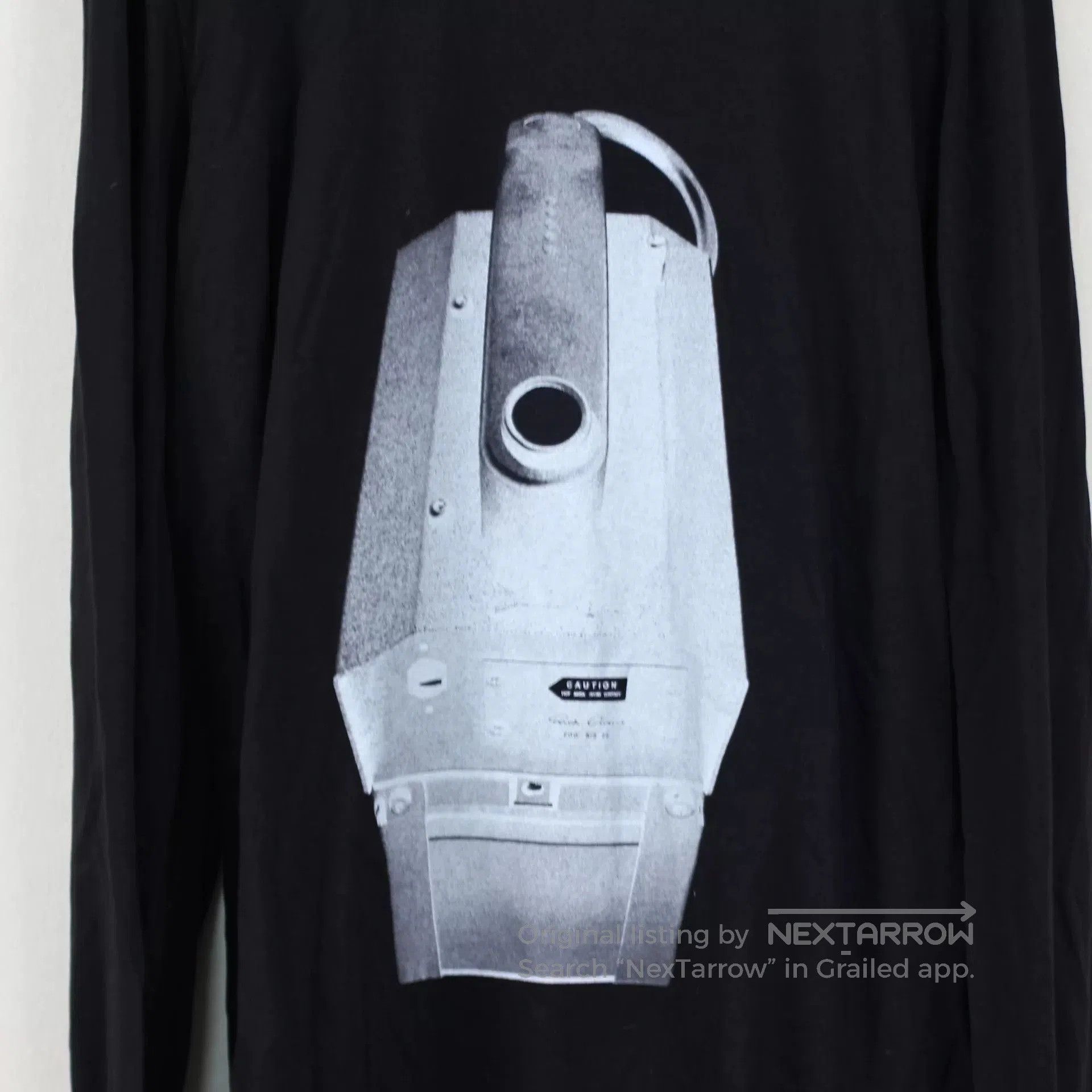 Rick Owens Drkshdw rick owens drkshdw long sleeve cotton top. Size S / US 4 / IT 40 - 2 Thumbnail