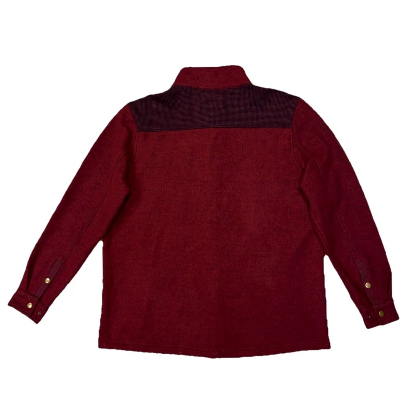 Carbon2Cobalt Carbon2Cobalt Mens Large Red Button-Up Cardigan Jacket Cardigan Men's Regular Fit Knit Sweater Button-Up Lightweight? Size US L / EU 52-54 / 3 - 6 Thumbnail