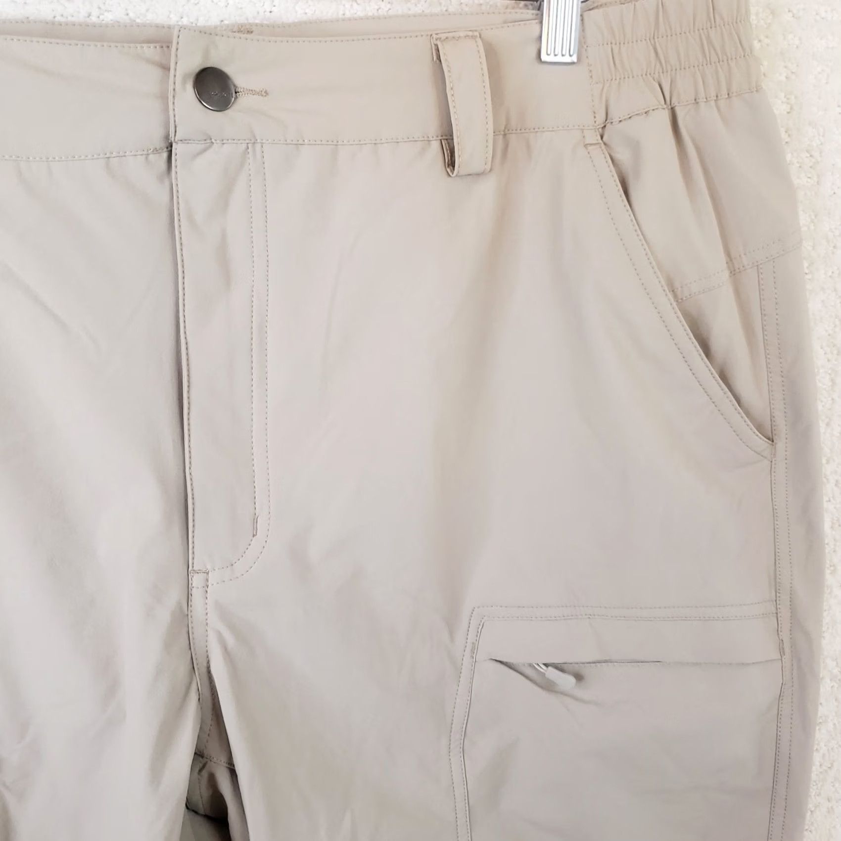 Vintage Freekite Mens Quick Dry Cargo Shorts Lightweight Beige Hiking 38X10 NWOT Size US 38 / EU 54 - 4 Thumbnail