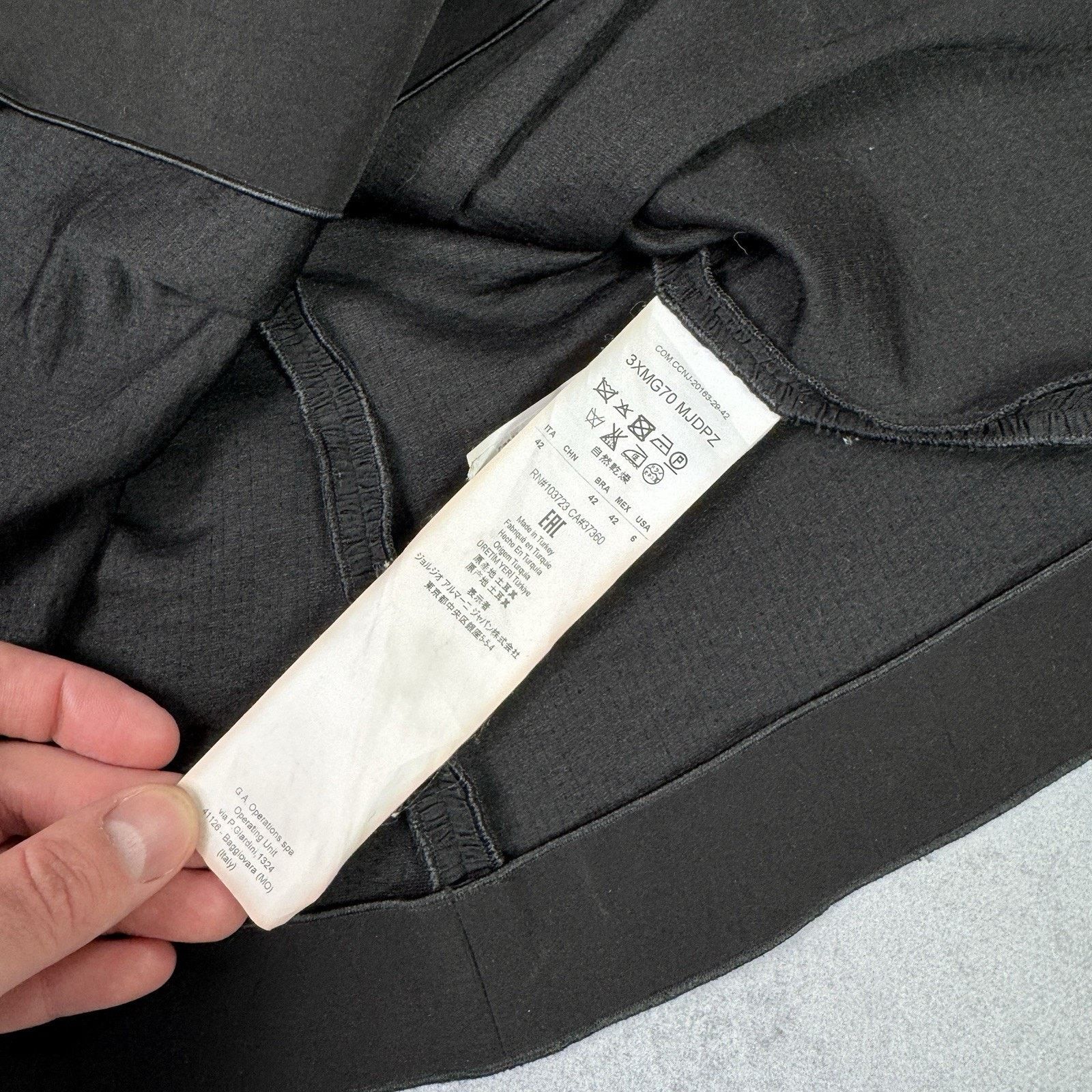 Armani Collezioni Armani Collezioni Pleated Jacket Blazer Black Size 42 Size M / US 6-8 / IT 42-44 - 21 Thumbnail