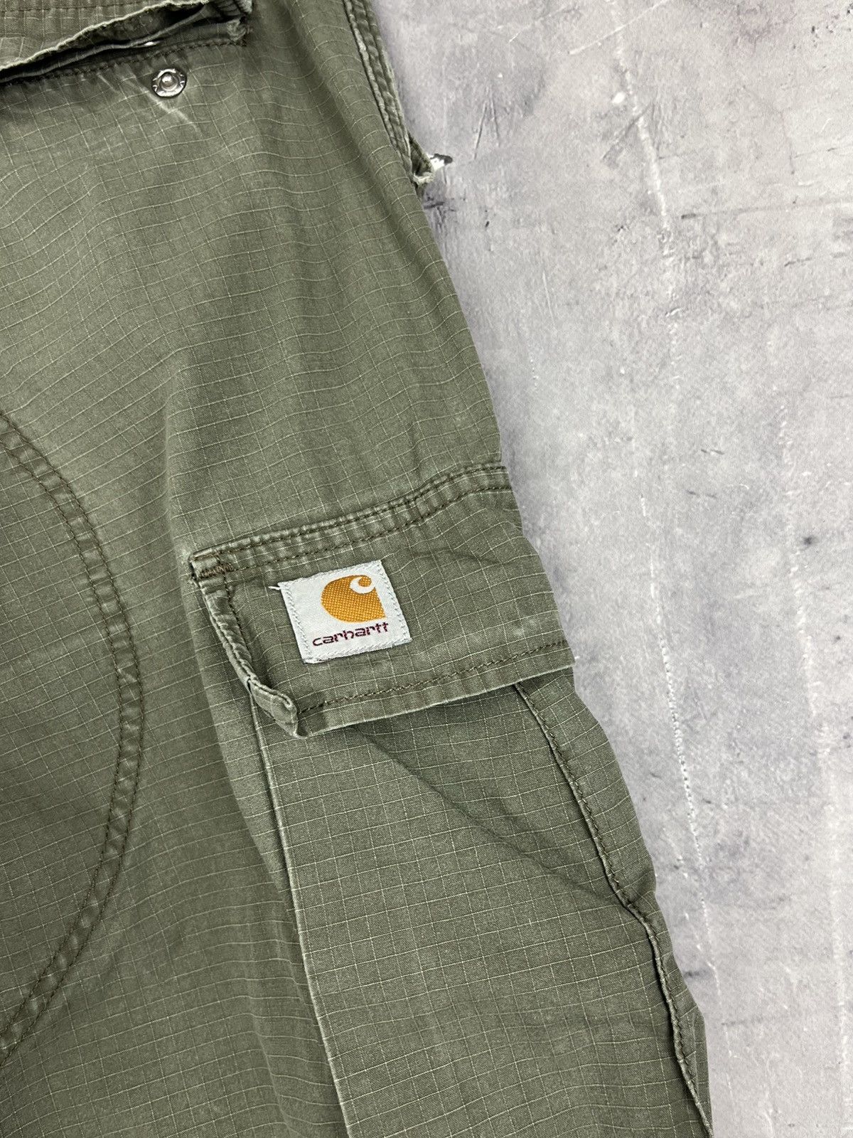 Carhartt Wip Vintage Y2K Carhartt WIP Military Cargo Pants Baggy Sz31x30 Size US 32 / EU 48 - 11 Thumbnail