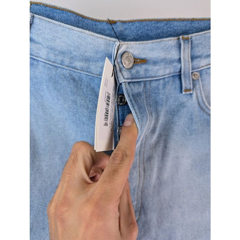 Dries Van Noten o1rshd1 Bershka Baggy Fit Denim Pants in Mid Blue Size US 34 / EU 50 - 7 Thumbnail