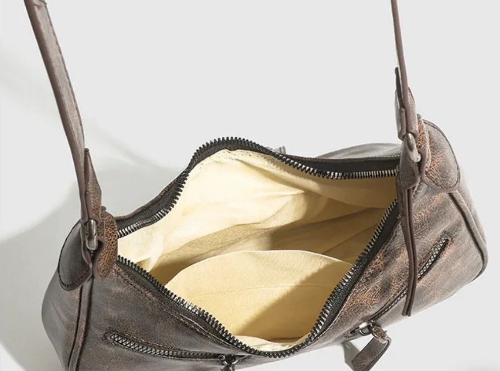 Leather PU Leather Shoulder Bag Size ONE SIZE - 6 Thumbnail