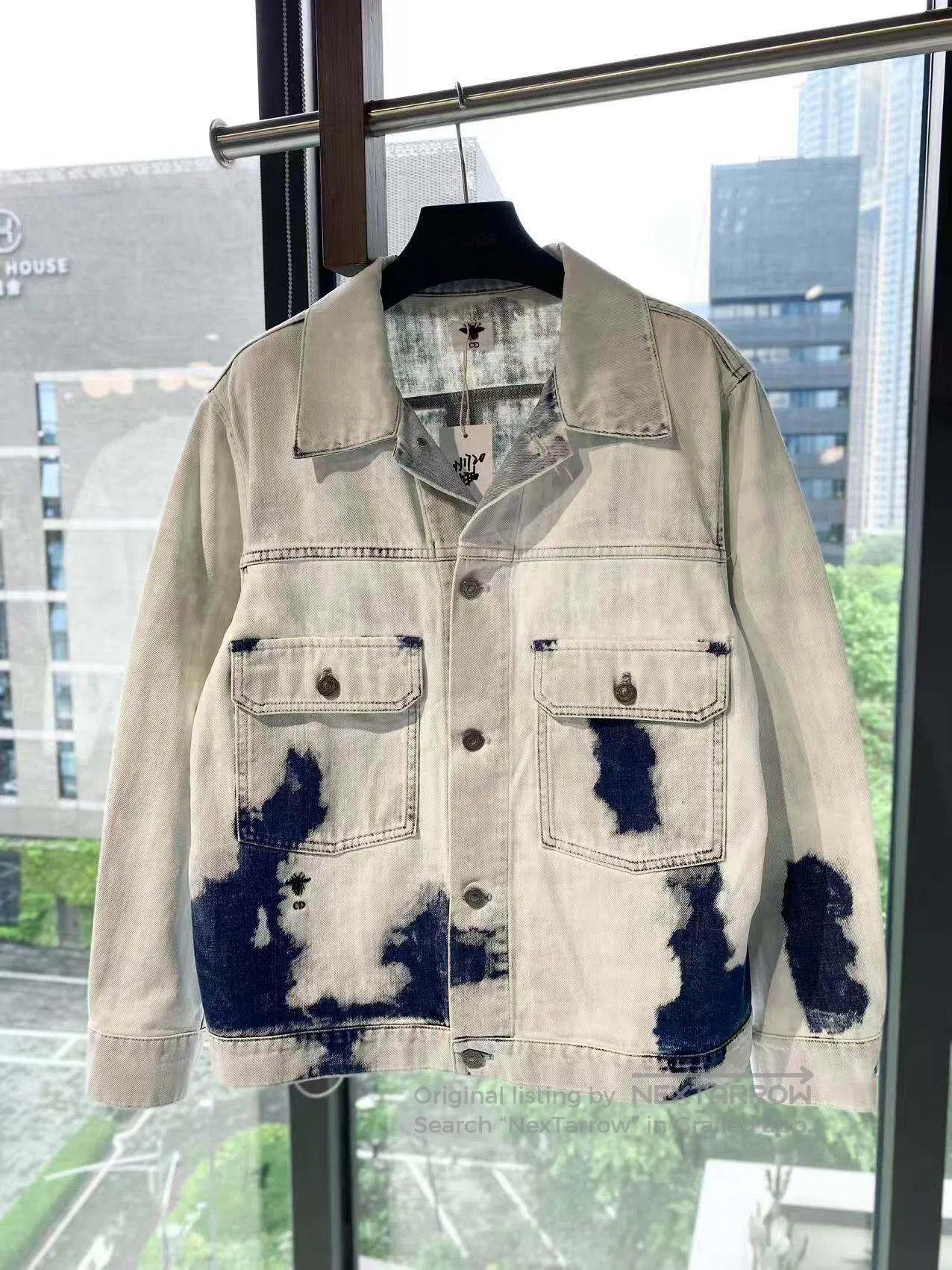 Dior Dior Tie-dye gradient denim jacket jacket| Size 4XL / US 24-26 - 2 Thumbnail