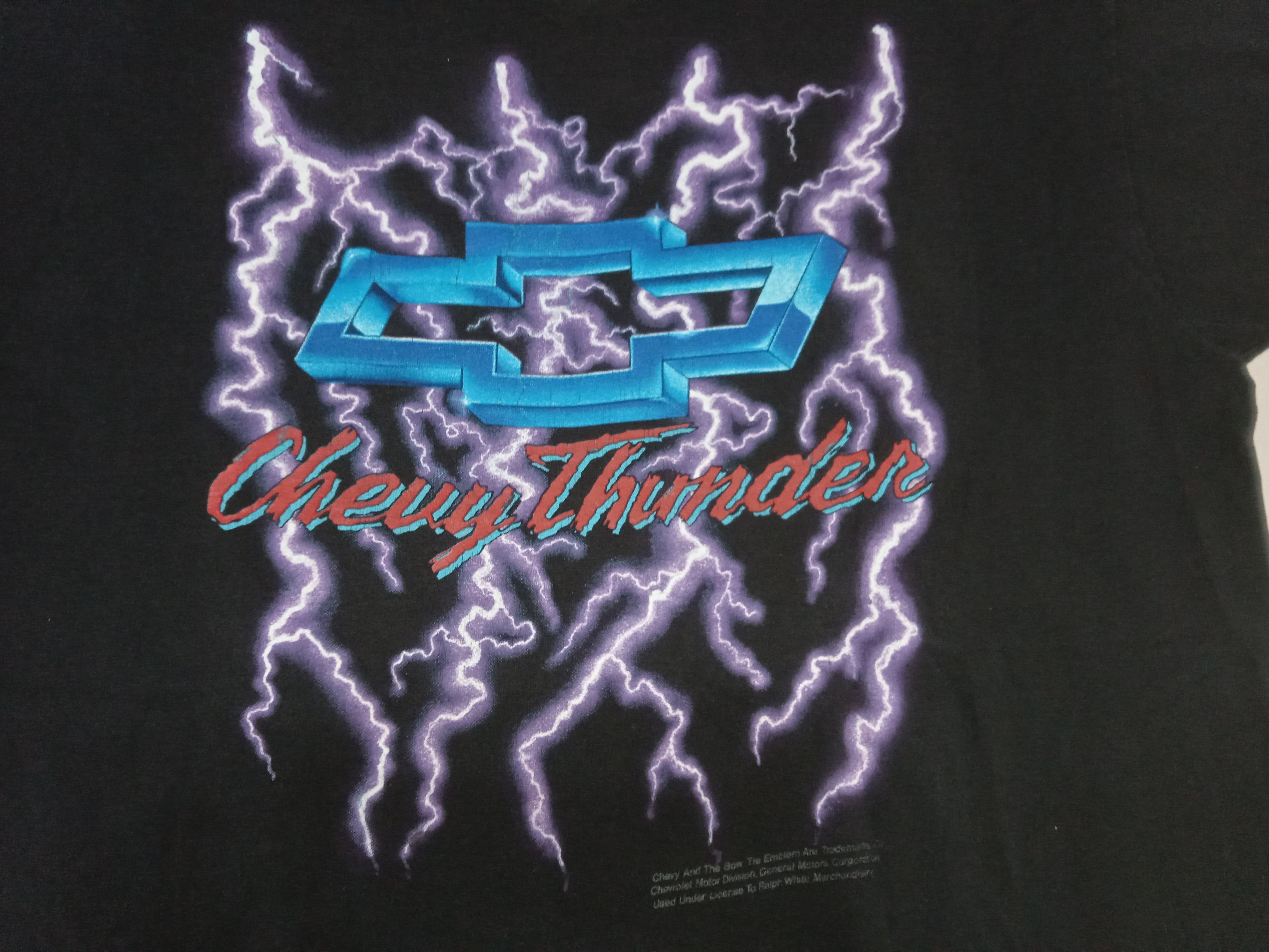 Vintage Vintage 90s Chevy Thunder T-Shirt XXL Size US XXL / EU 58 / 5 - 5 Thumbnail