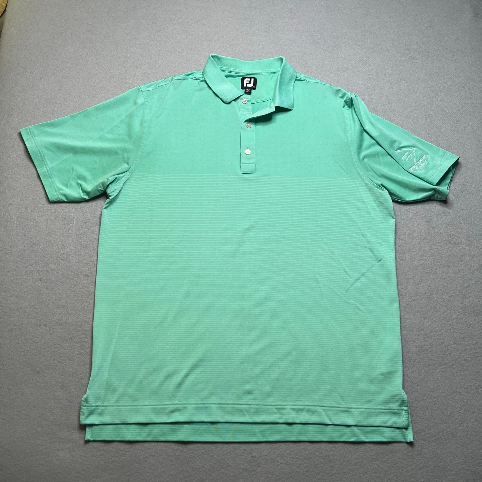 Footjoy FootJoy FJ Golf Polo Shirt Men’s XL Mint Green Performance Size US XL / EU 56 / 4 - 1 Thumbnail