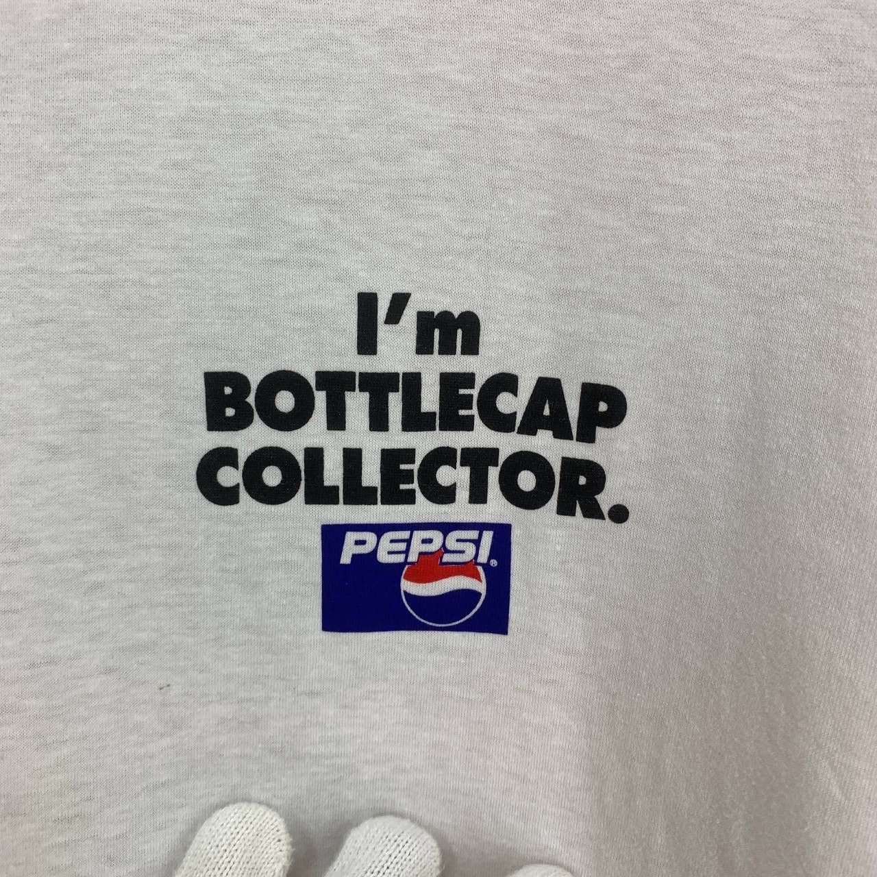 Pepsi 90s Vintage PEPSI MAN Bottlecap Collector T Shirt #2510/L Size US M / EU 48-50 / 2 - 8 Thumbnail