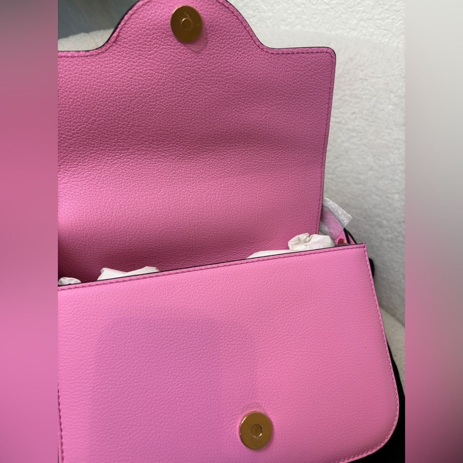 Versace Versace Pink la Medusa Crossbody Bag with Gold Hardware NWT Size ONE SIZE - 8 Thumbnail