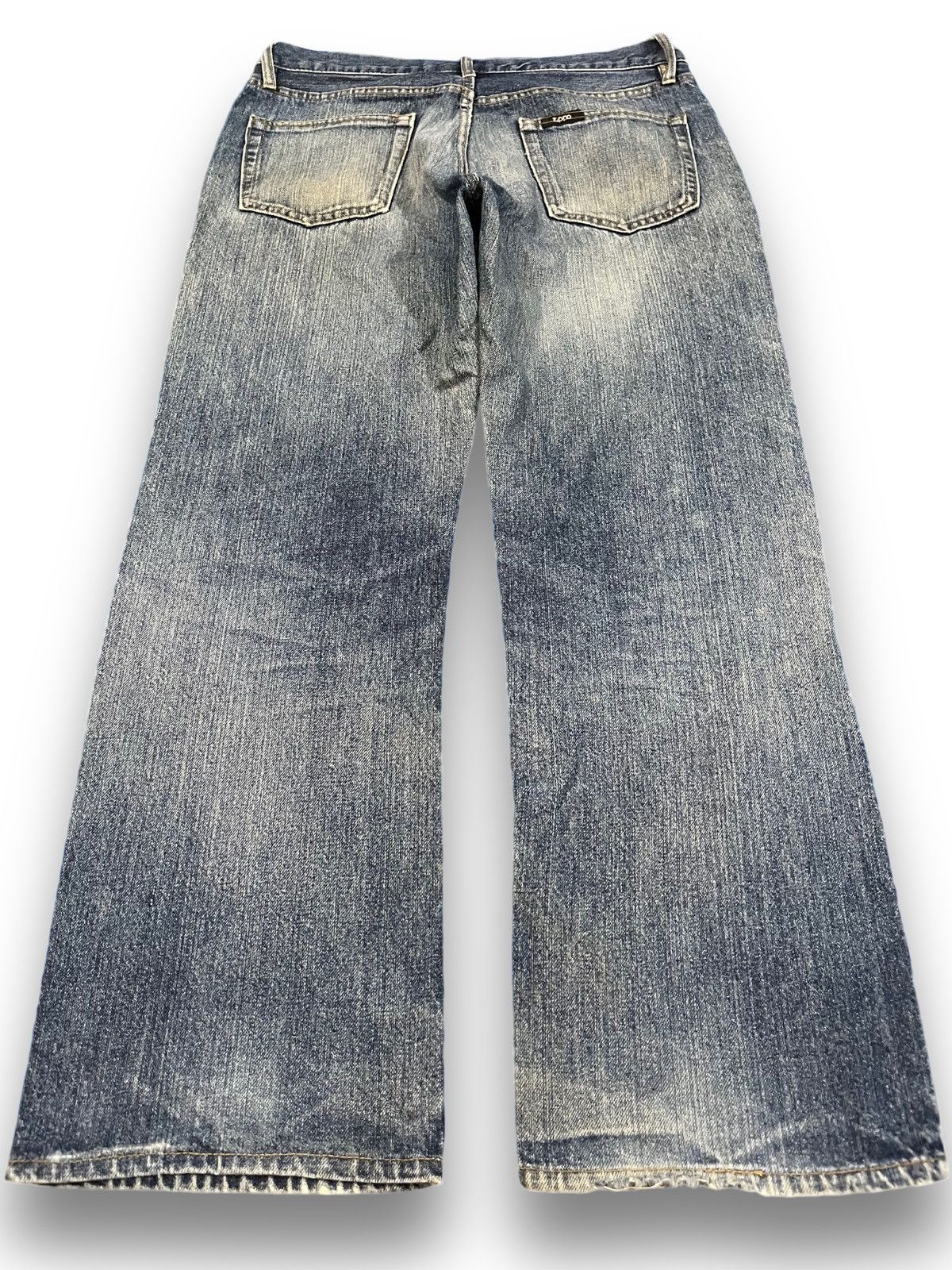 Zippo Vintage Zippo Baggy Distressed Denim Size US 33 - 6 Thumbnail