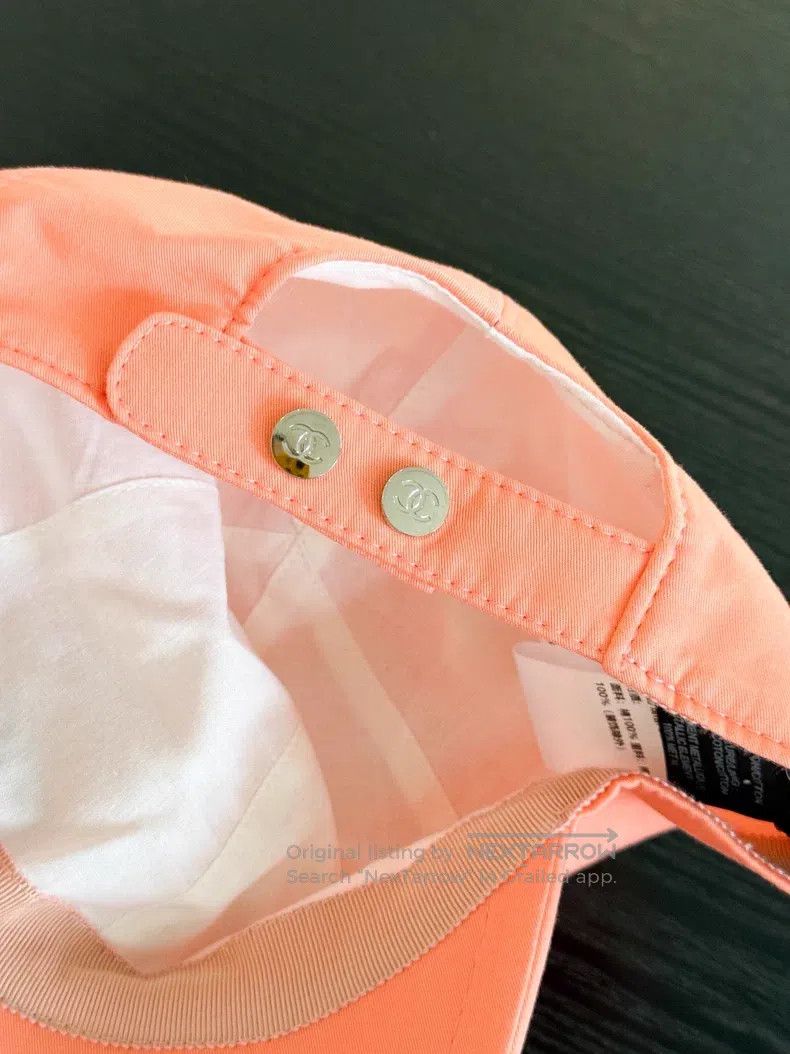 Chanel Chanel Orange and green double C standard baseball cap Size ONE SIZE - 4 Thumbnail