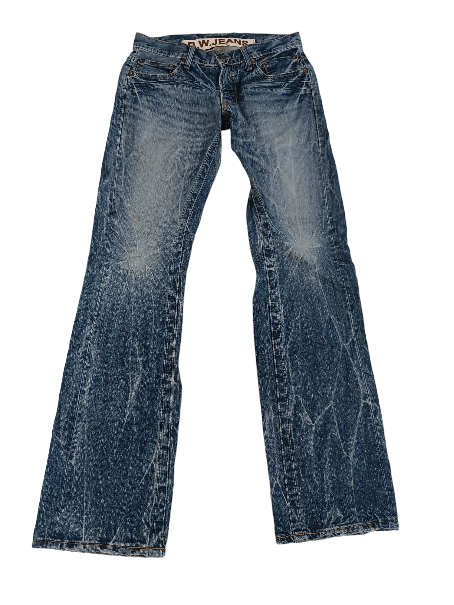 image of Avant Garde x Hysteric Glamour B.w Jeans Thunder Whiskers Denim, Men's (Size 32)