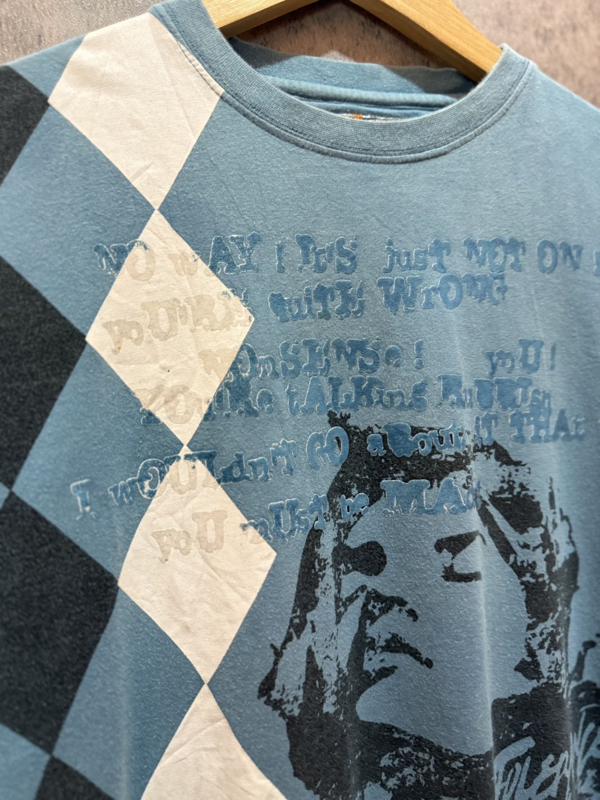 Hysteric Glamour × Japanese Brand 2000s Zero Tolerance Japan Poems And Face Sun Faded LS Tees Size US M / EU 48-50 / 2 - 7 Thumbnail