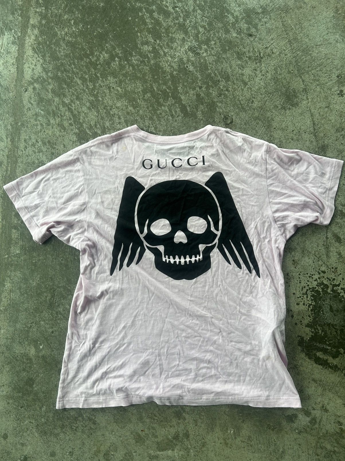 Gucci Gucci Dans Mon Pays On M'Appelait L'Amour T Shirt Size US XXS / EU 40 - 2 Thumbnail