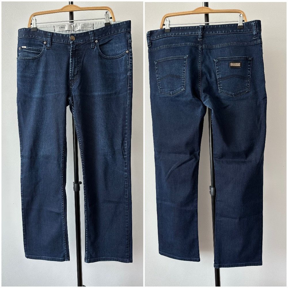 Armani Collezioni Armani Collezioni Indaco J15 Stretch denim pants indigo blue Size US 36 / EU 52 - 1 Thumbnail