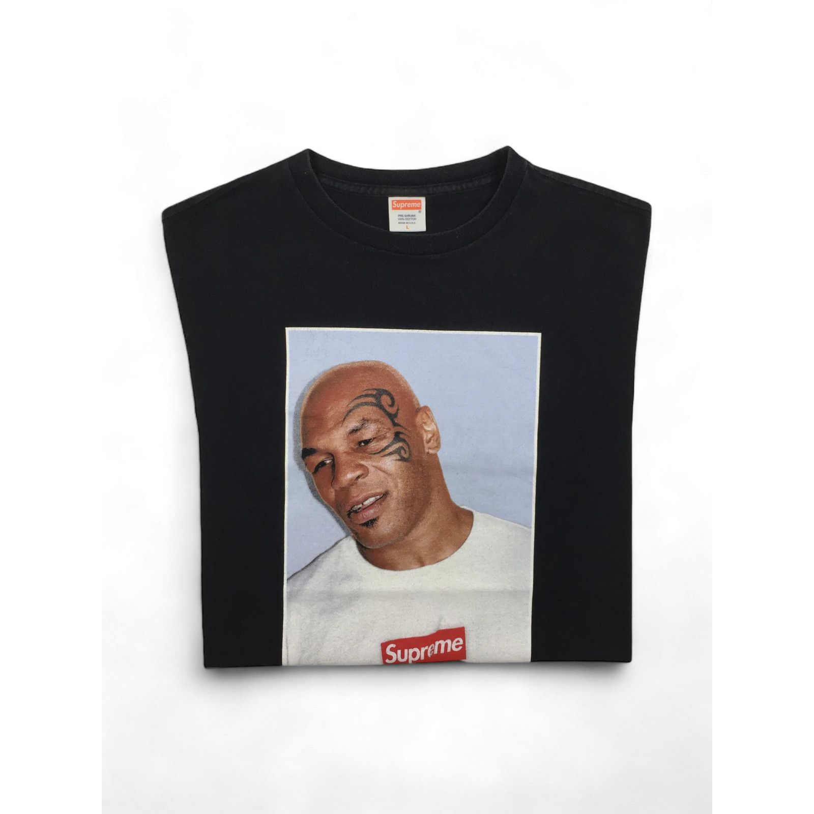 Supreme 2007 Supreme Mike Tyson Black Photo Tee Size US L / EU 52-54 / 3 - 3 Thumbnail
