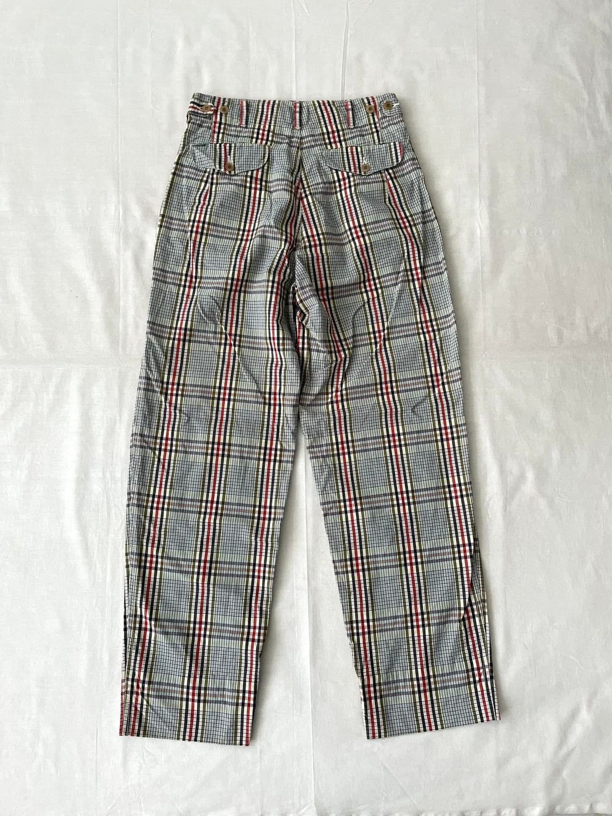 Nigel Cabourn Nigel Cabourn Wide Hi Waist Plaid Pants Size US 29 - 11 Thumbnail