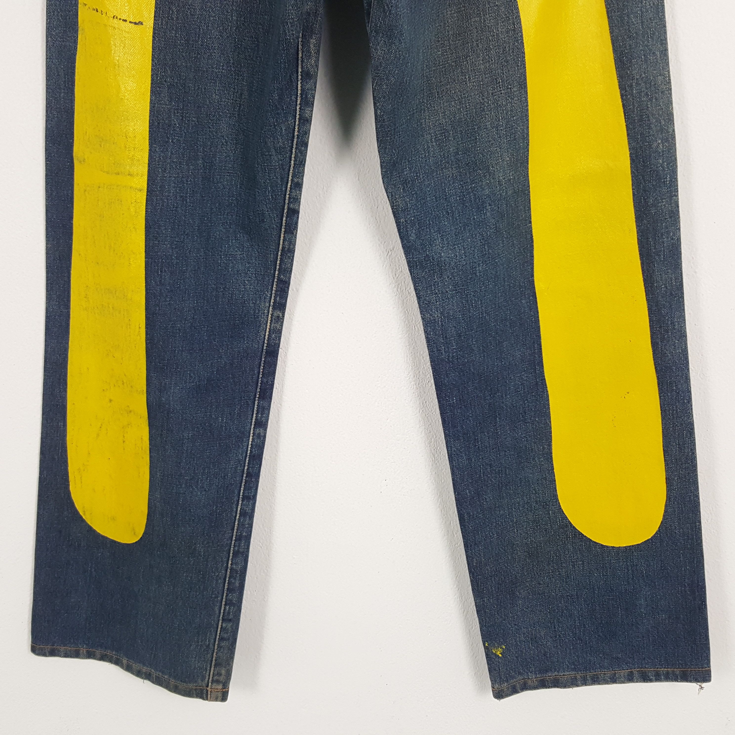 Japanese Brand × Vintage Vintage Evis Japanese Brand Daicock Custom Art Denim Jeans Size US 28 / EU 44 - 3 Thumbnail