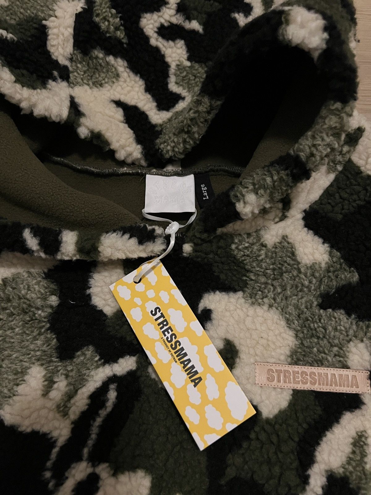 Other [Vietnamese Brand] STRESSMAMA Fleece Hoodie Size US L / EU 52-54 / 3 - 3 Thumbnail