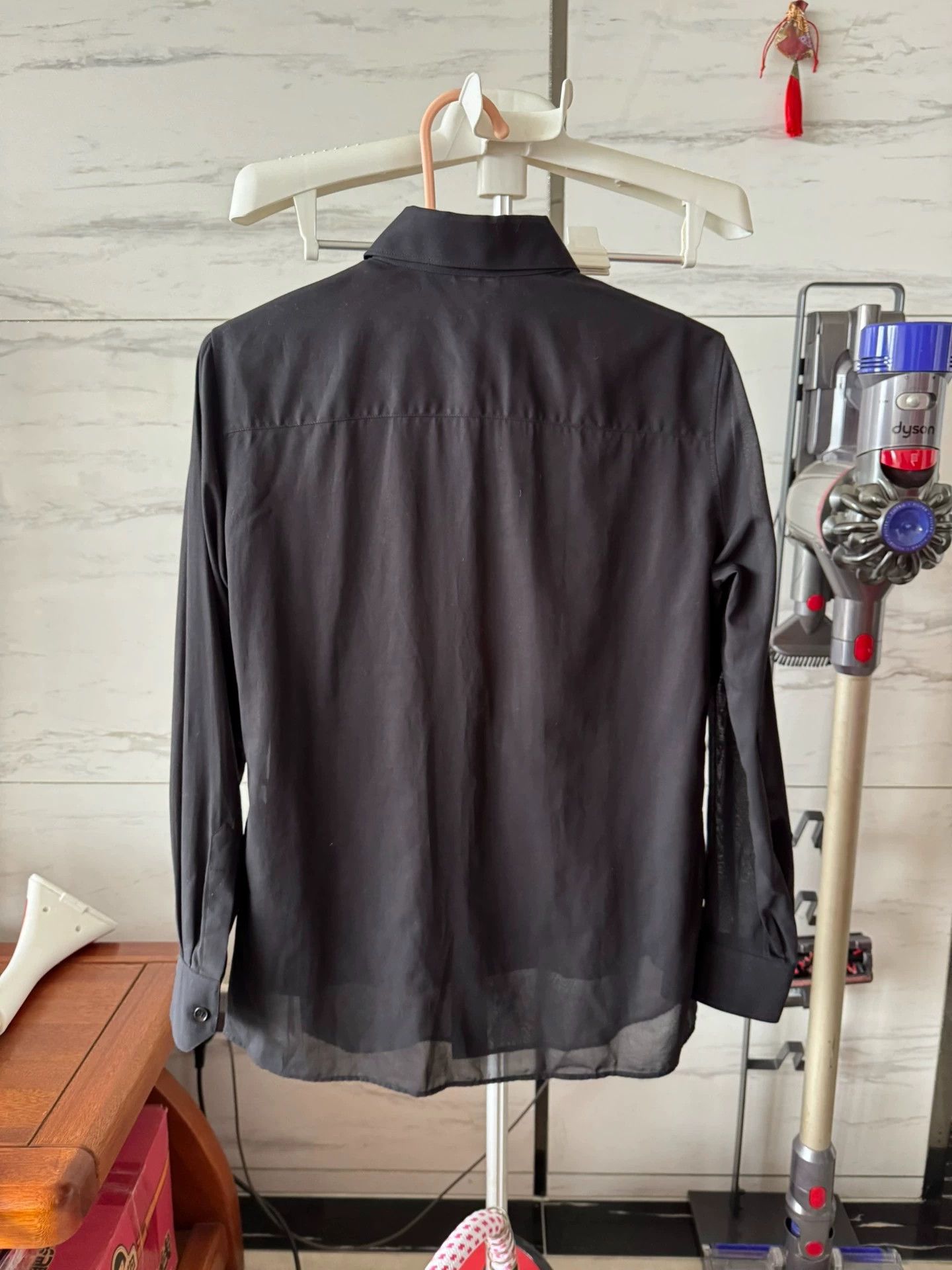 Celine Celine Silk Black Blouse 34 NWT Size XXS / US 00 / IT 34 - 2 Thumbnail