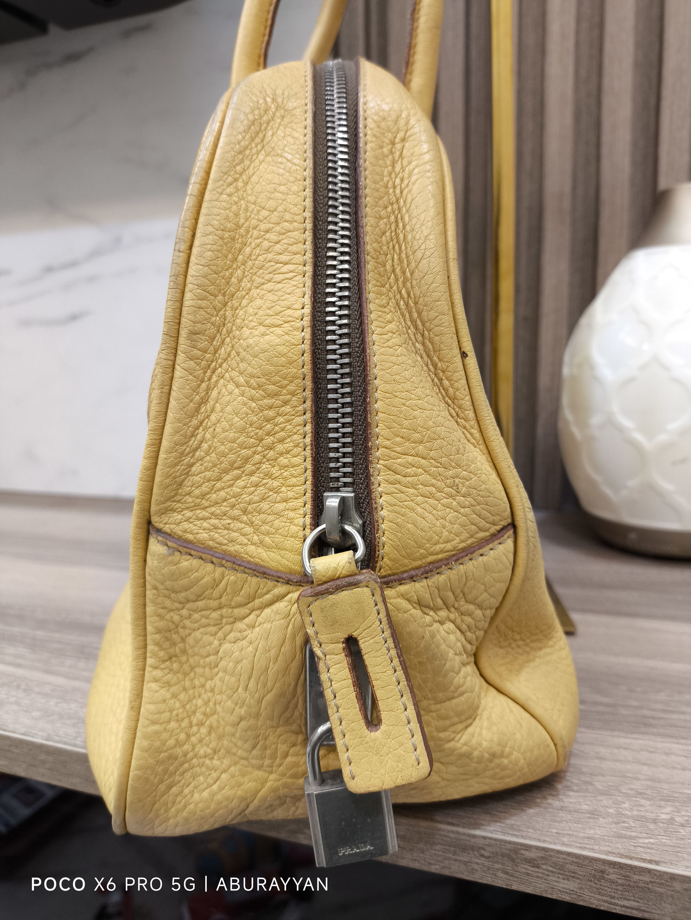 Prada Prada Vitello Daino Dome Shoulder Bag Size ONE SIZE - 3 Thumbnail
