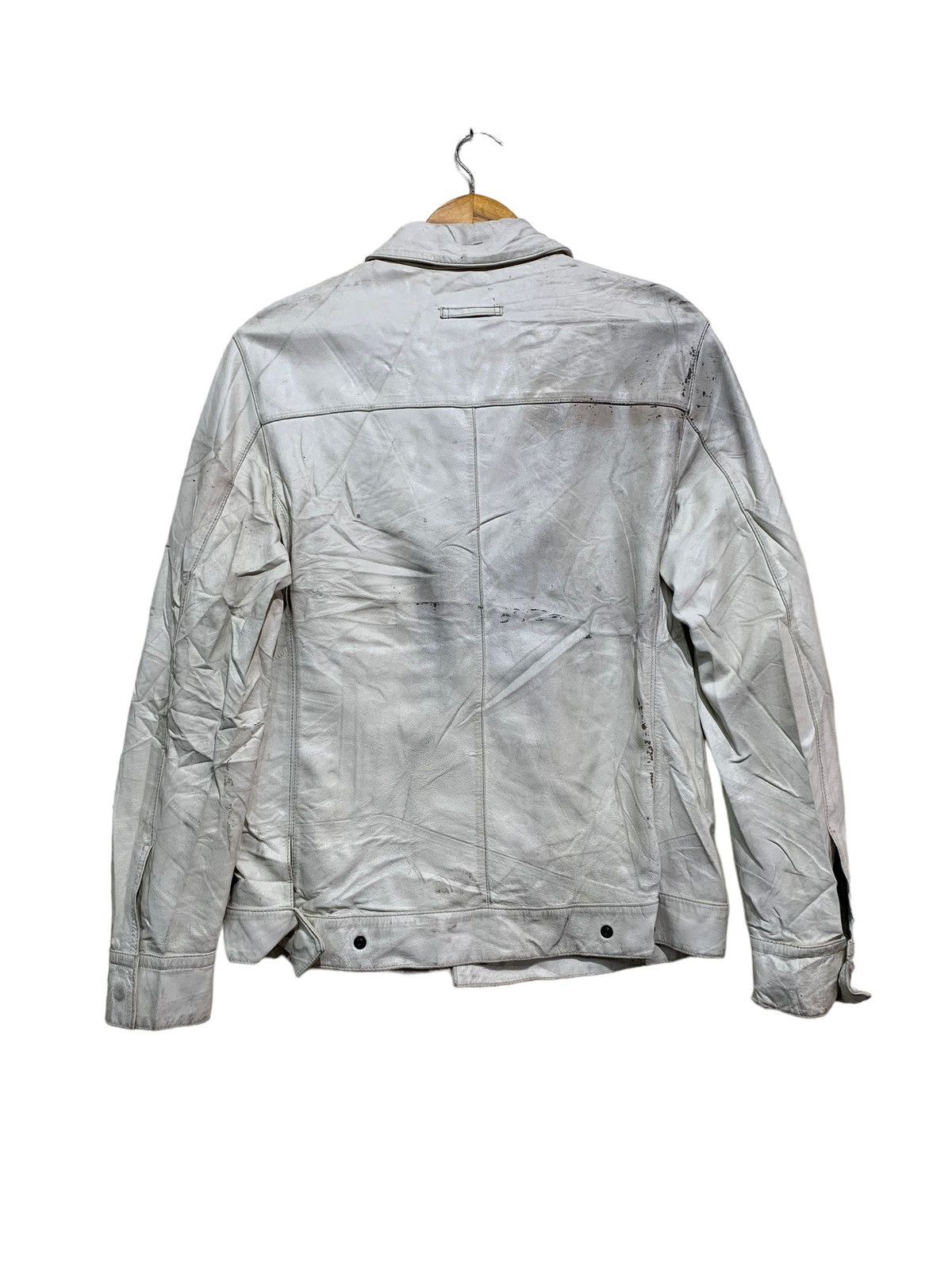 Jean Paul Gaultier 🔥JPG HOMME WOVEN LEATHER JACKETS Size US M / EU 48-50 / 2 - 6 Thumbnail