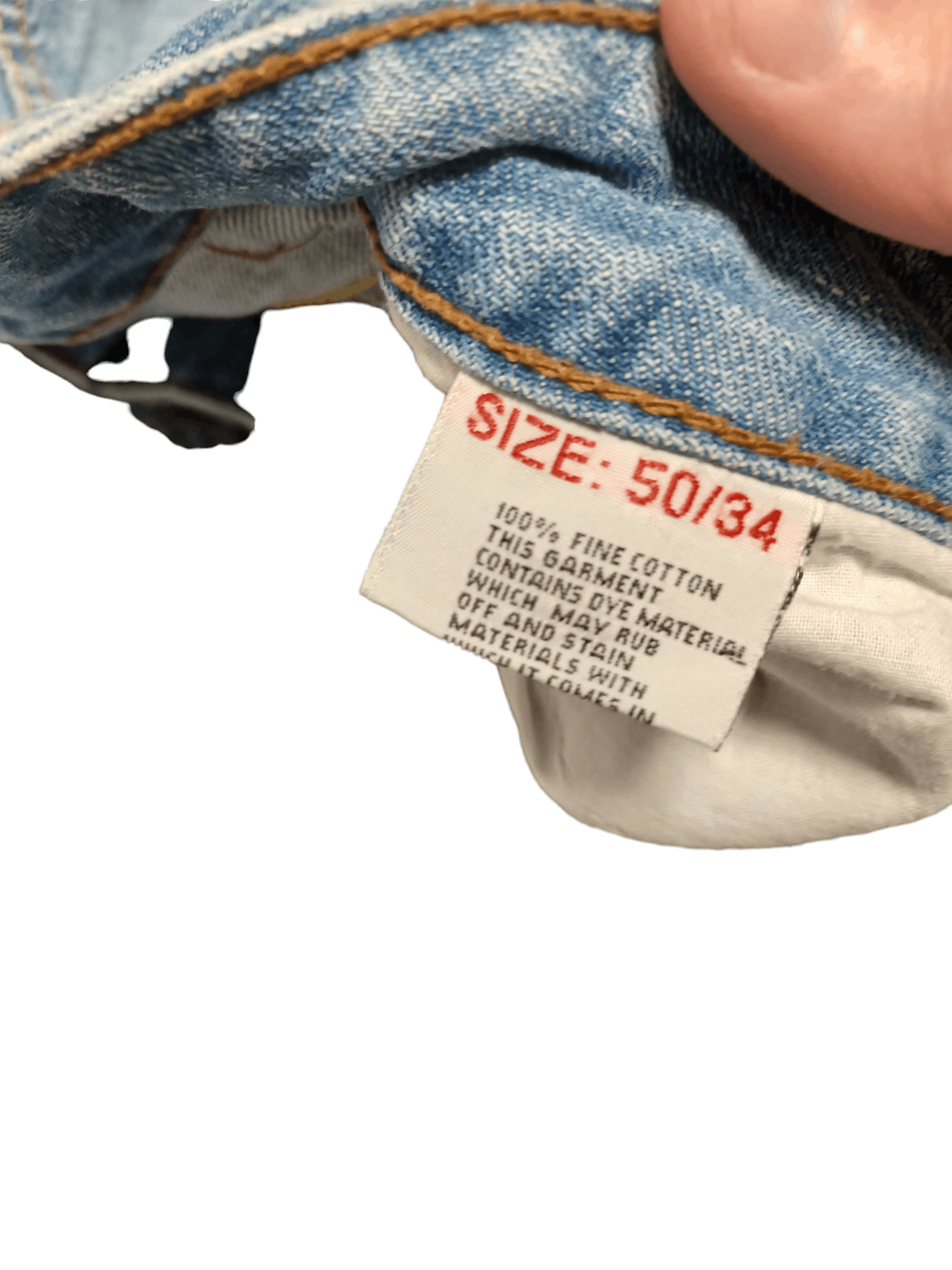 Japanese Brand TOTAL DISTRESSED VINTAGE FADED WIDELEG JEANS VINTAGE Size US 32 / EU 48 - 8 Thumbnail
