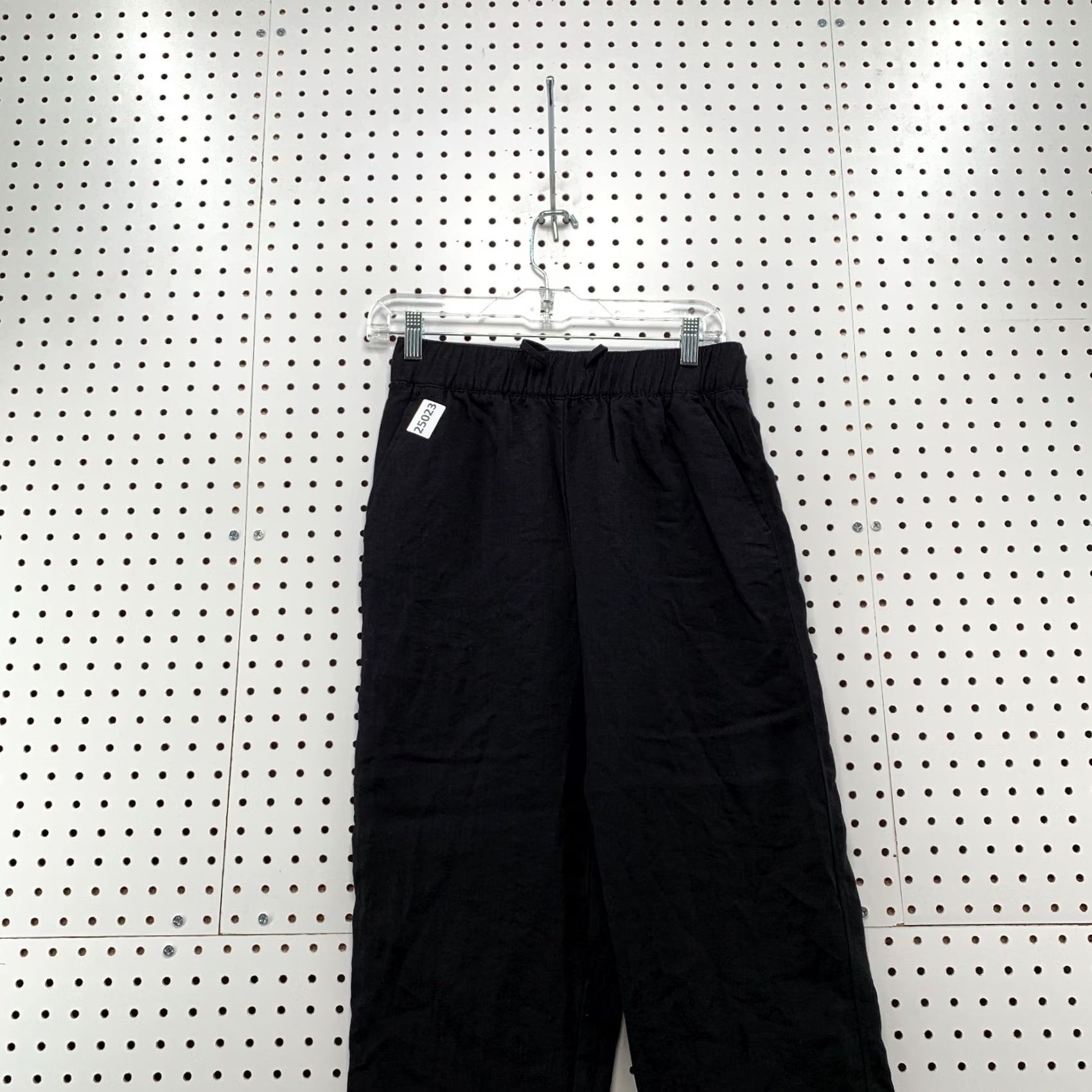 H&M VINTAGE New H&M Black Chino Joggers Womens Small Fits 28x25.5 Elastic Waist NWT Size 28" / US 6 / IT 42 - 5 Thumbnail