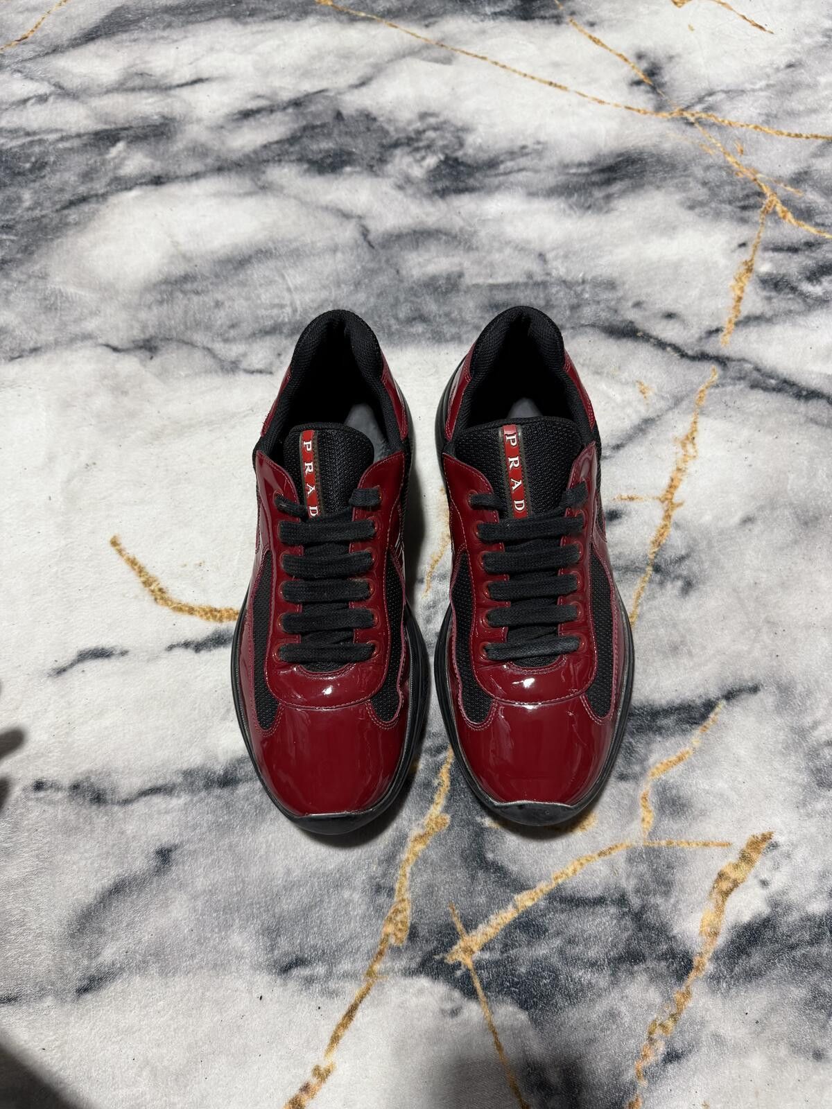 Prada Prada Americas Cup Dark Red/Black - Sz8US Size US 8 / EU 41 - 2 Thumbnail