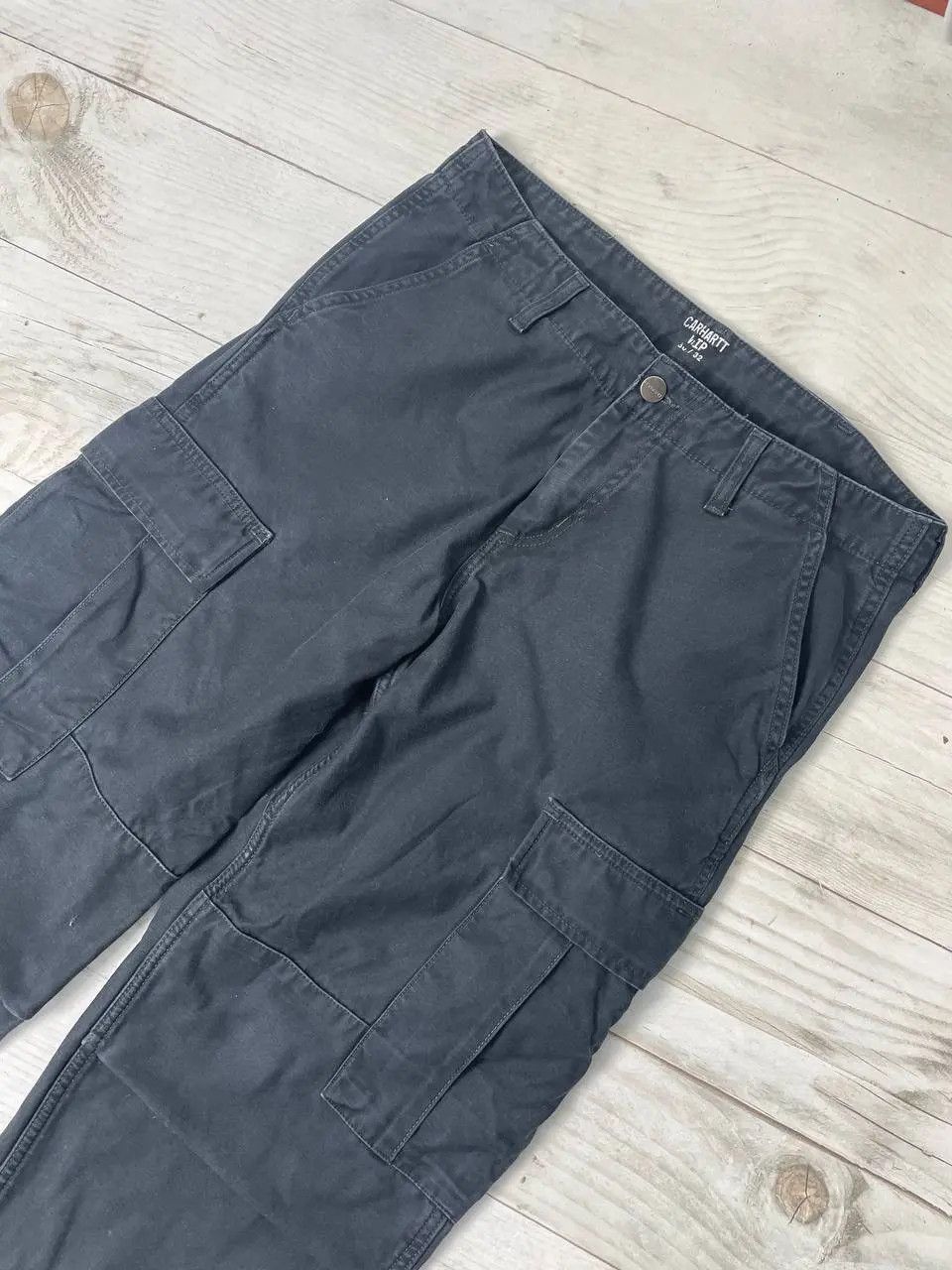 Carhartt Vintage Carhartt WIP Cargo Pants DistrIssed Work Size US 30 / EU 46 - 5 Thumbnail