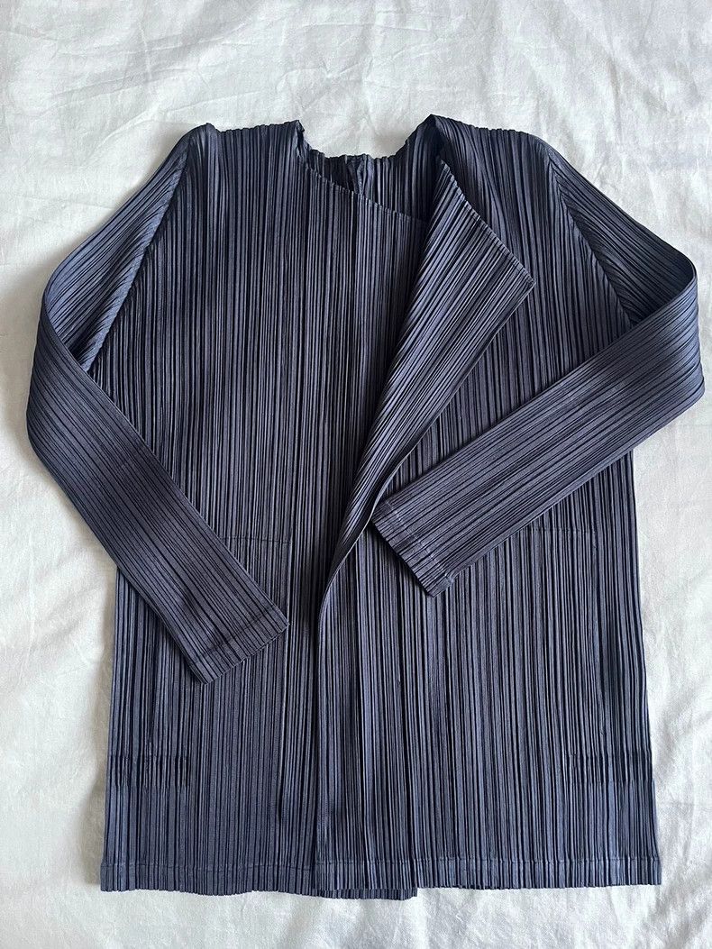 Issey Miyake issey miyake size:3 Grayish-blue cardigan Size XXS / US 00 / IT 34 - 2 Thumbnail