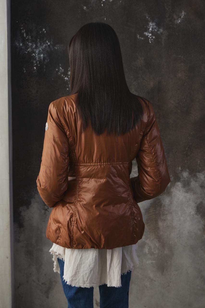 Moncler MONCLER AMANDINE Women's Down Jacket Brown Size M / US 6-8 / IT 42-44 - 4 Thumbnail