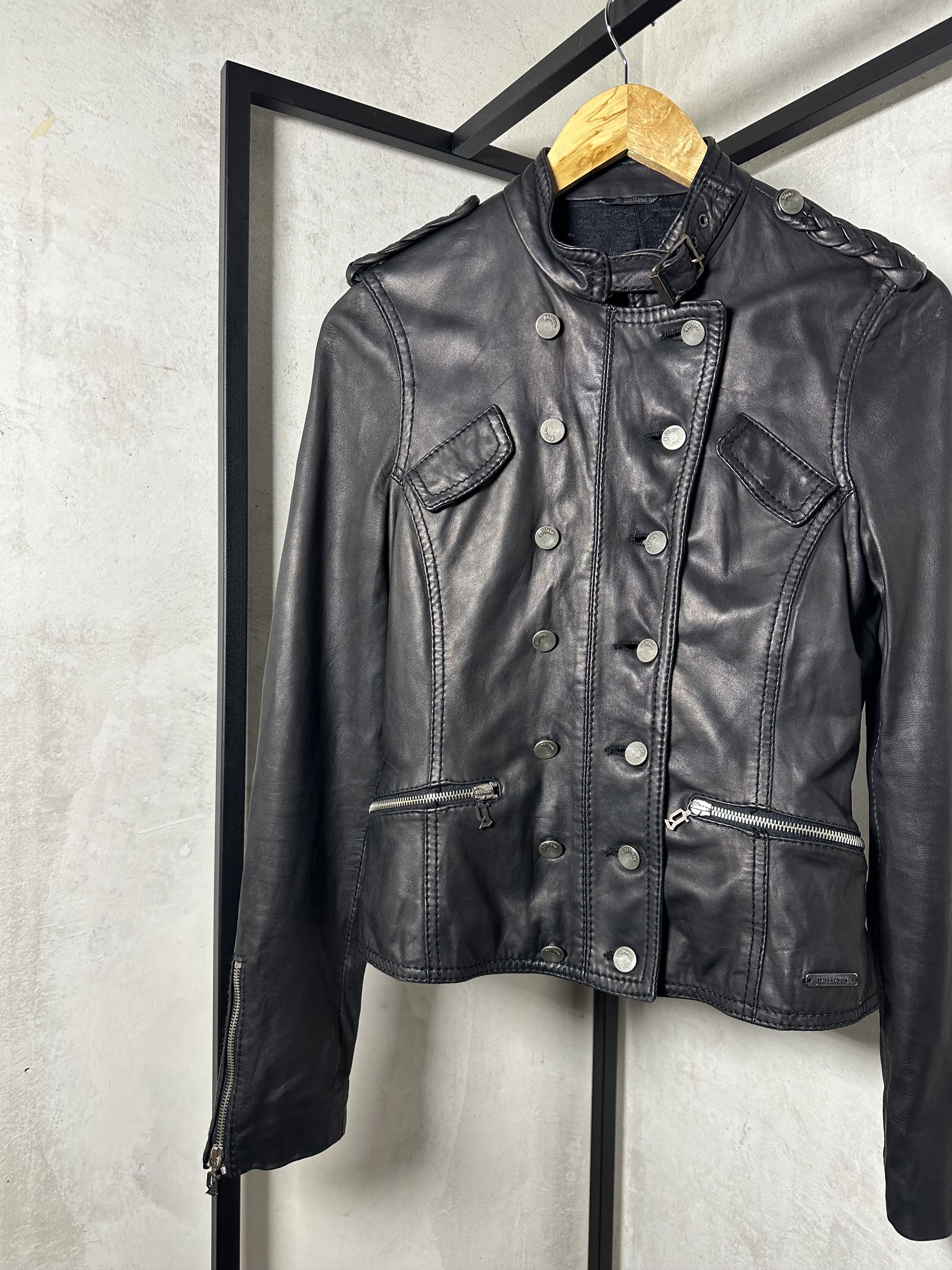John Galliano John Galliano Napoleon Leather Jacket Size S / US 4 / IT 40 - 5 Thumbnail