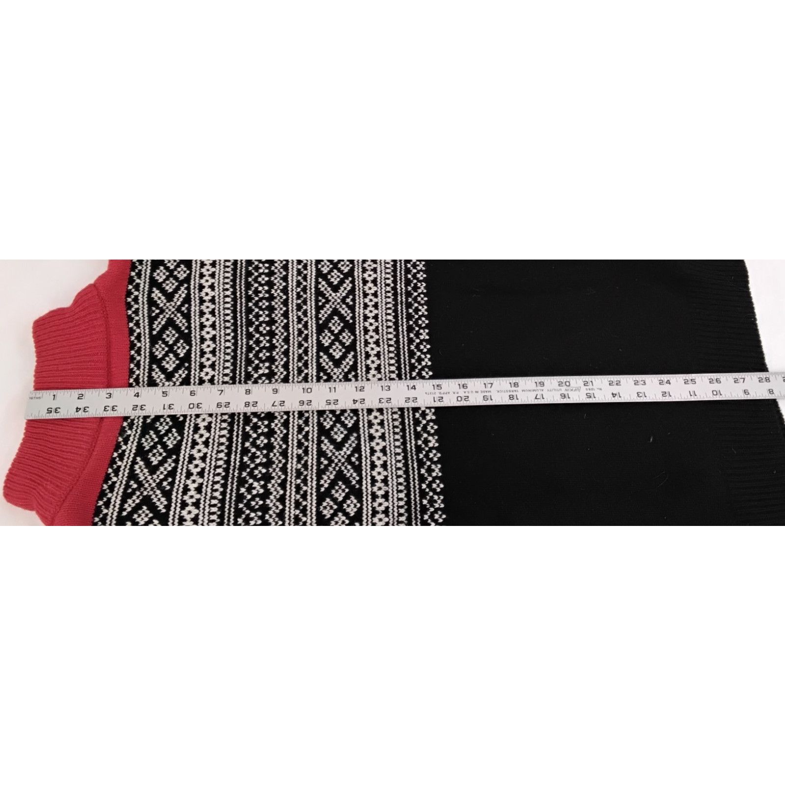 Other Viking of Norway Sweater Men's L Black/White Fair Isle Wool Size US L / EU 52-54 / 3 - 15 Thumbnail