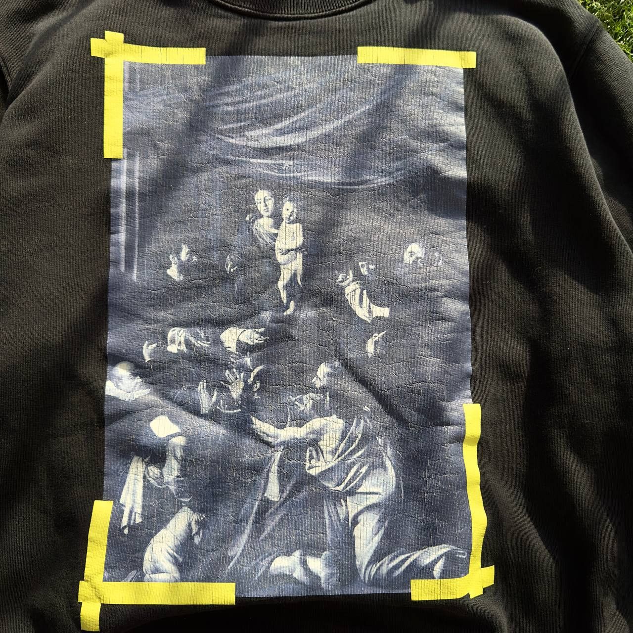 Off-White OFF WHITE VIRGIL ABLOH CARAVAGGIO 'SEEING THINGS' SWEATSHIRT Size US S / EU 44-46 / 1 - 3 Thumbnail