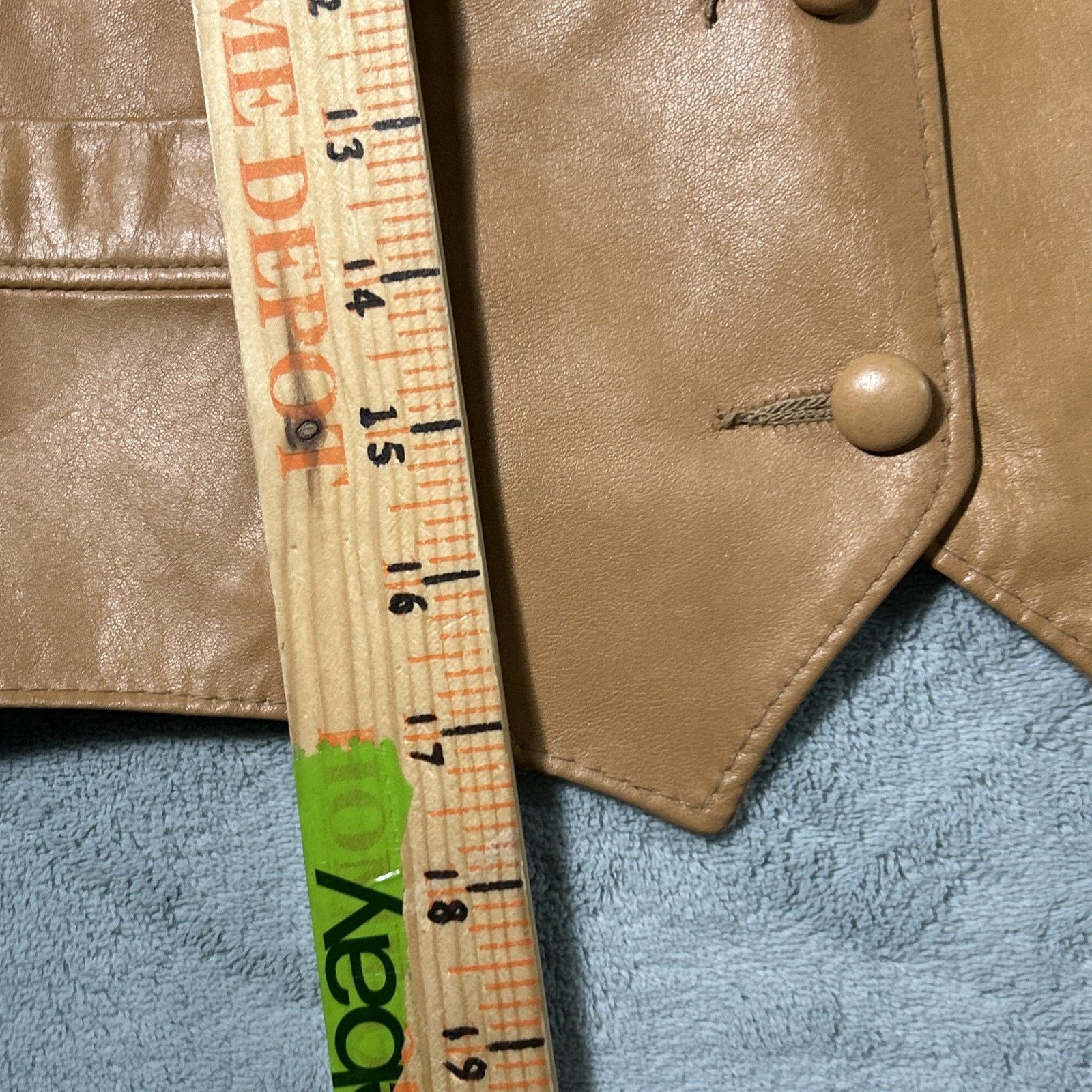 Wrangler Golden Collection Pioneer Wear Leather Vest Womens 8 Sml Size M / US 6-8 / IT 42-44 - 13 Thumbnail