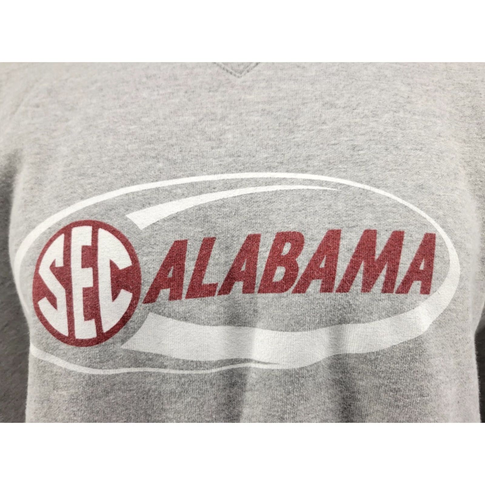 Nike Nike Alabama Crimson Tide Sweater Mens Large Gray Pullover Football Crew Neck Fleece Embroidered Logo Size US L / EU 52-54 / 3 - 3 Thumbnail