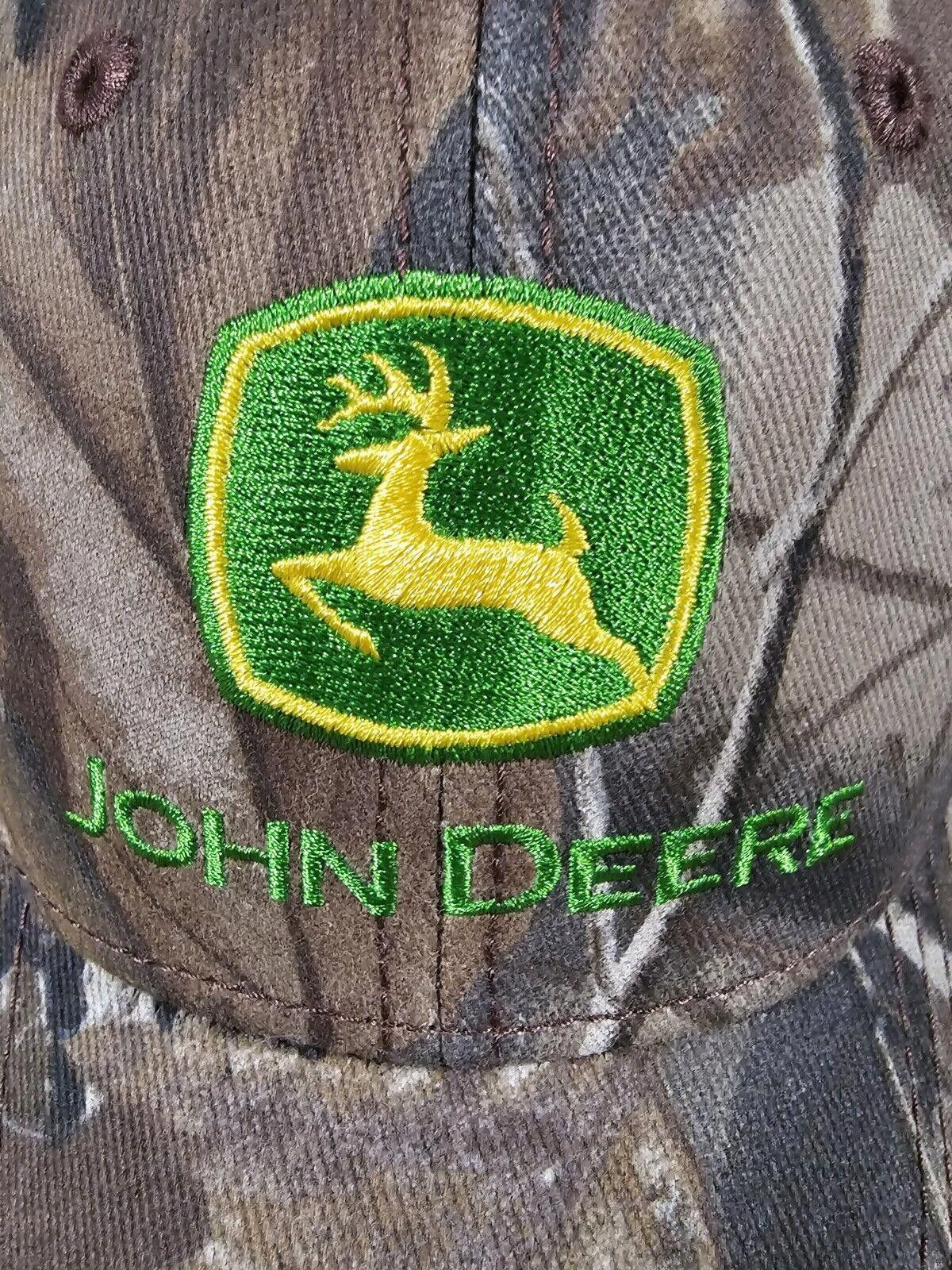 John Deere John Deere Tech Program Madison WI camo snapback hat Size ONE SIZE - 3 Thumbnail