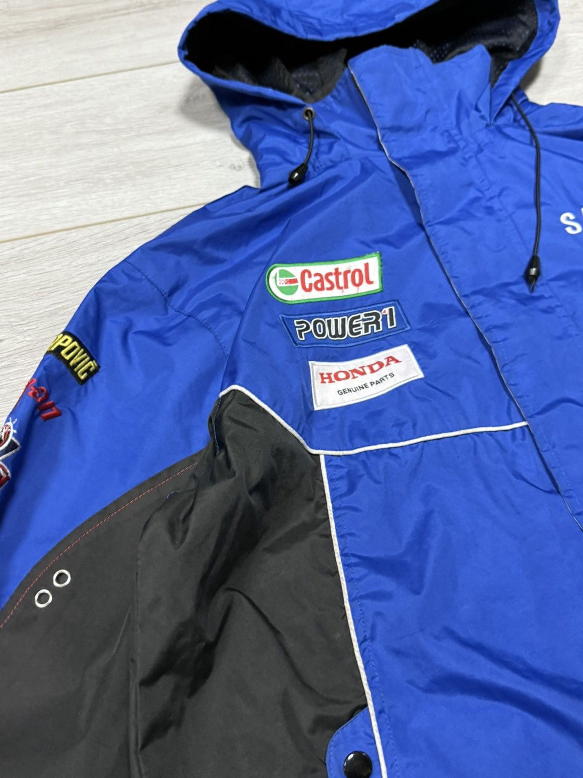 Honda Honda Samsung vintage big logo jacket zip hood Size US M / EU 48-50 / 2 - 6 Thumbnail