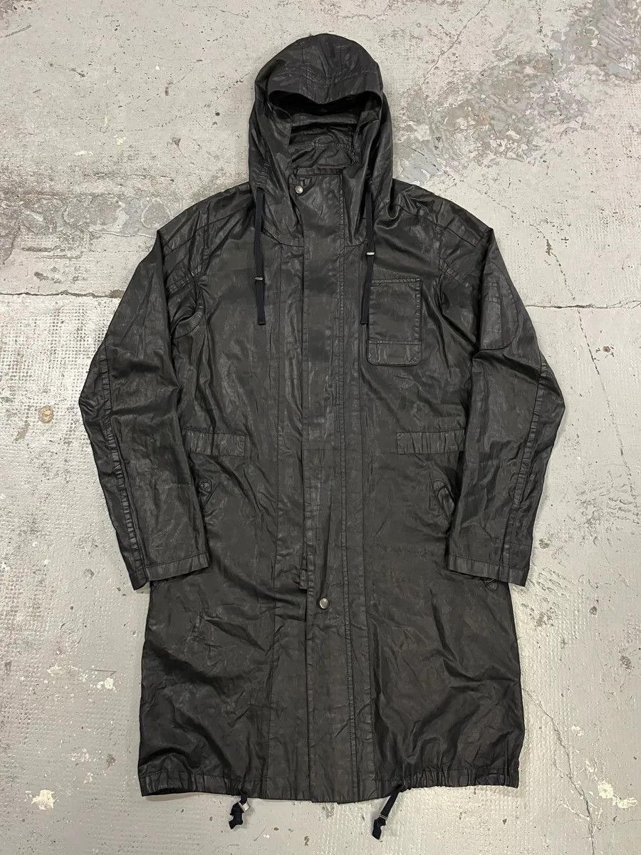 Helmut Lang Helmut Lang Raining Avant-Garde Obscure Black Parka Jacket Size US M / EU 48-50 / 2 - 3 Thumbnail