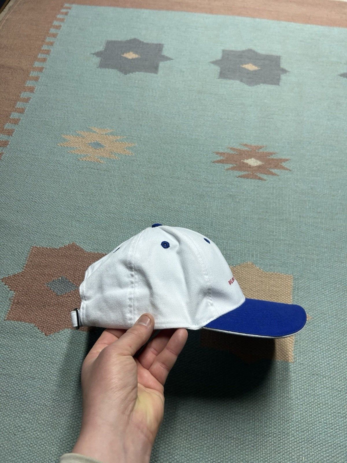 Vintage Vtg strapbac hat big brothers big sisters program blue white Size ONE SIZE - 8 Thumbnail