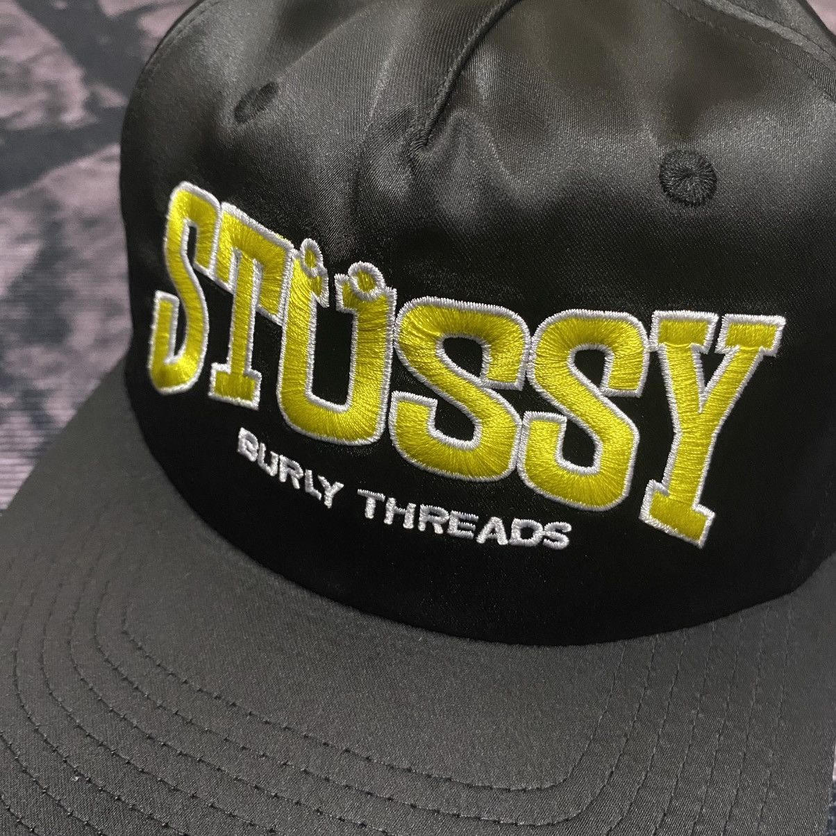 Other Stussy Burly Threads Cap Hat Black Size ONE SIZE - 3 Thumbnail