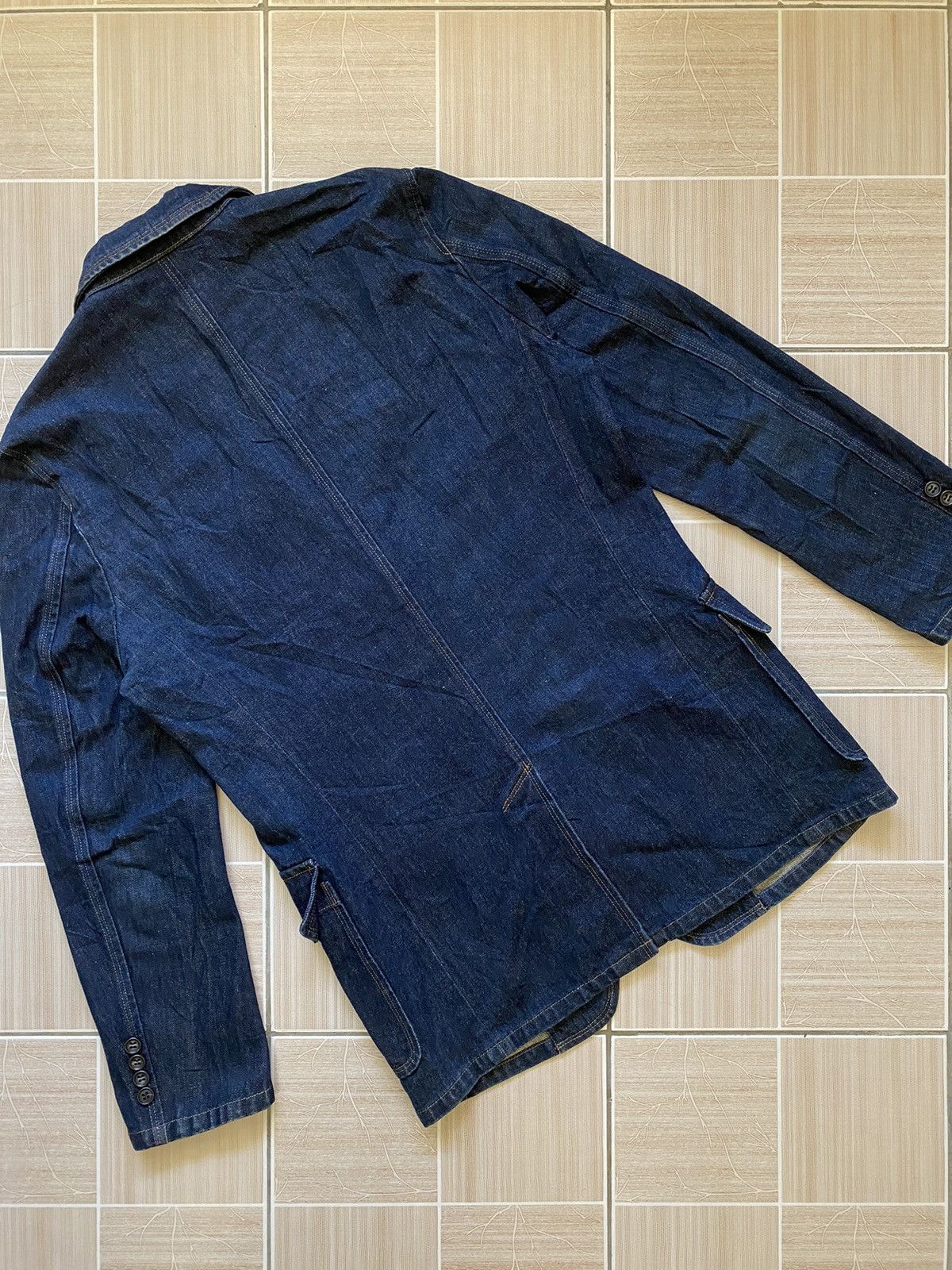 Designer × Patrick Cox Patrick Cox Wannabe Denim Parka Blazer Size US S / EU 44-46 / 1 - 6 Thumbnail