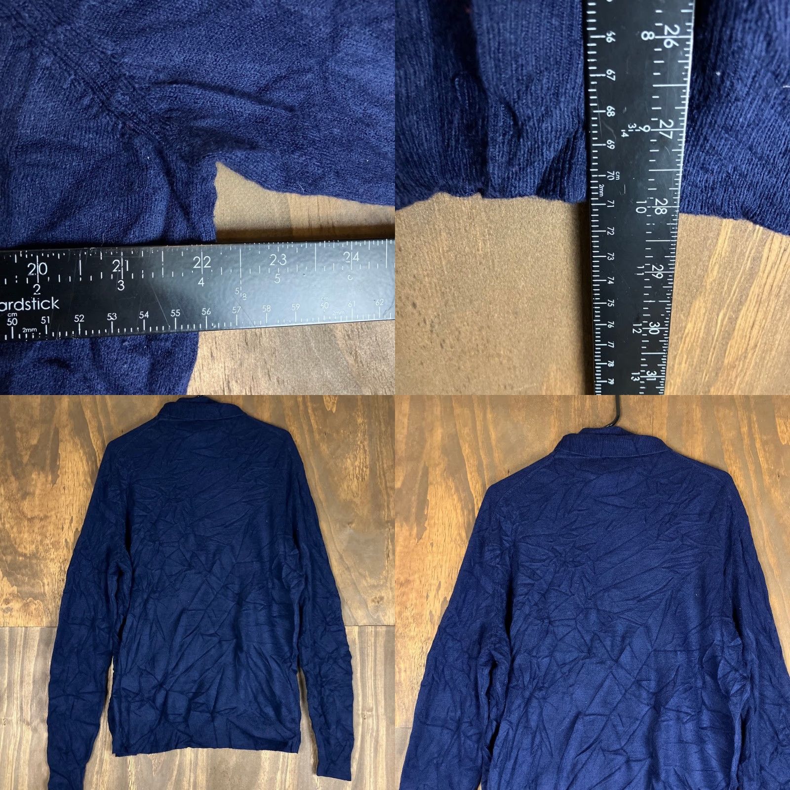 Talbots Talbots Womens Sweater Dark Blue Turtleneck Knit Pull Over XL Regular Knitwear Pullover Casual Workwear Size XL / US 12-14 / IT 48-50 - 8 Thumbnail