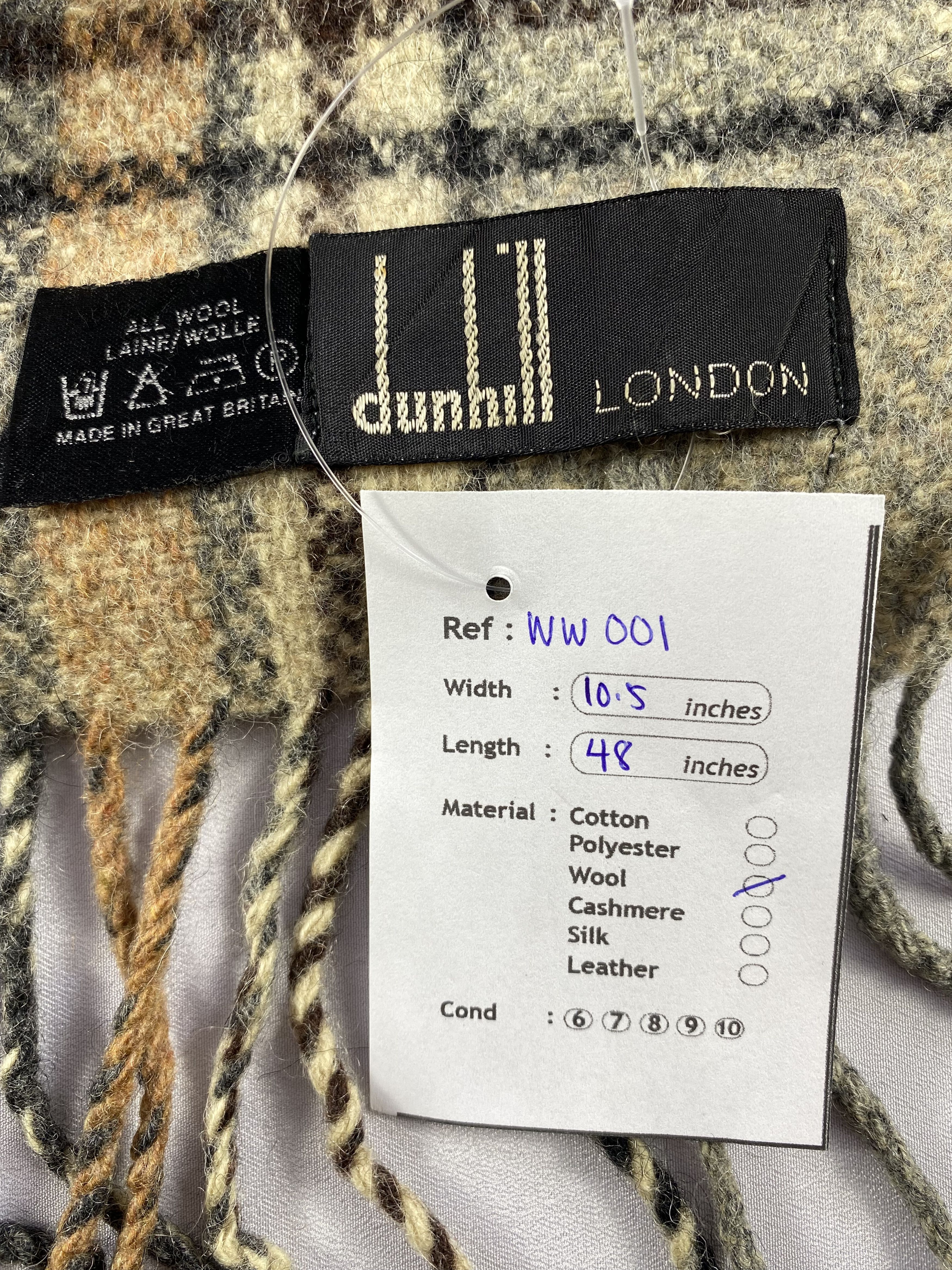 Alfred Dunhill × Vintage Alfred Dunhill Scarf / Muffler / Neckwear Size ONE SIZE - 5 Thumbnail