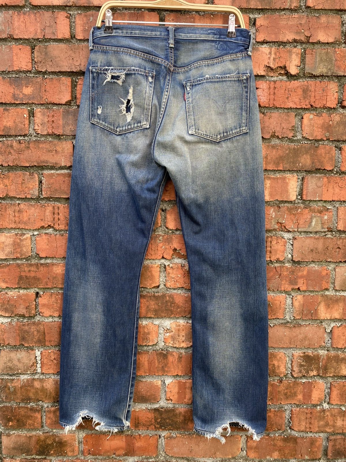 Levi's Vintage Clothing W32x31 Vintage levi's 501 redline big E distressed Size US 32 / EU 48 - 2 Thumbnail